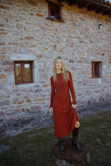 Hoss Intropia Annia.Vestido tejido Marron