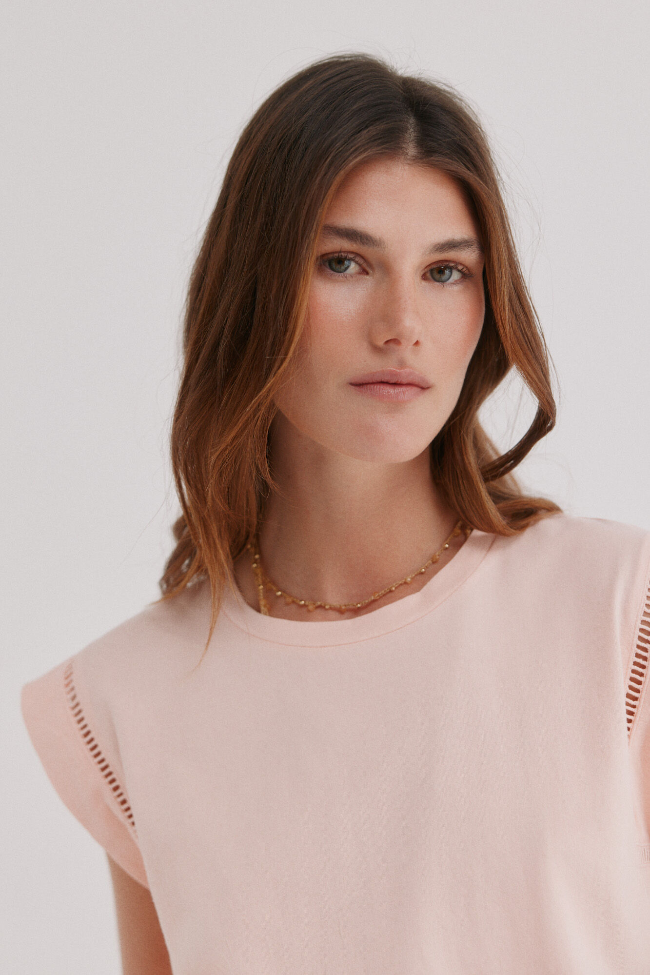 Hoss Intropia Mafi. Camiseta escote redondo Rosa