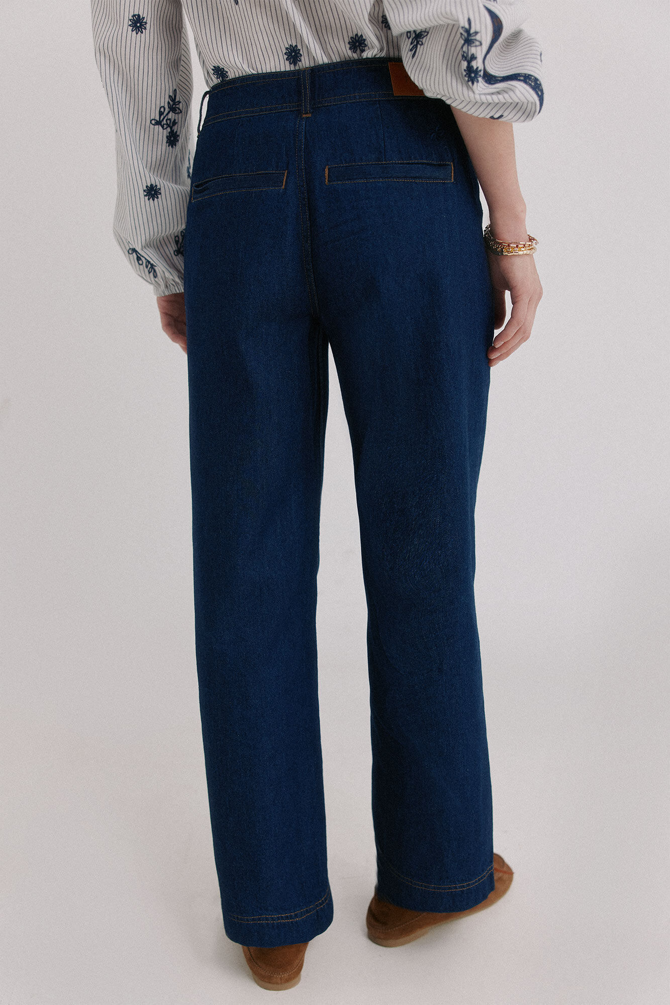 Hoss Intropia Bridget. Jeans rectos Azul marino