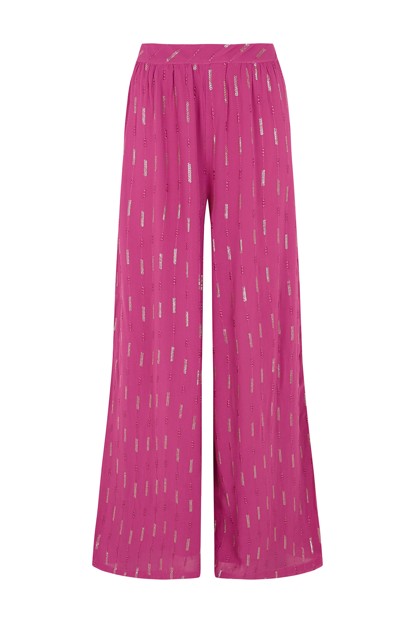 Hoss Intropia Pauliana. Pantal&oacute;n lentejuelas Morado