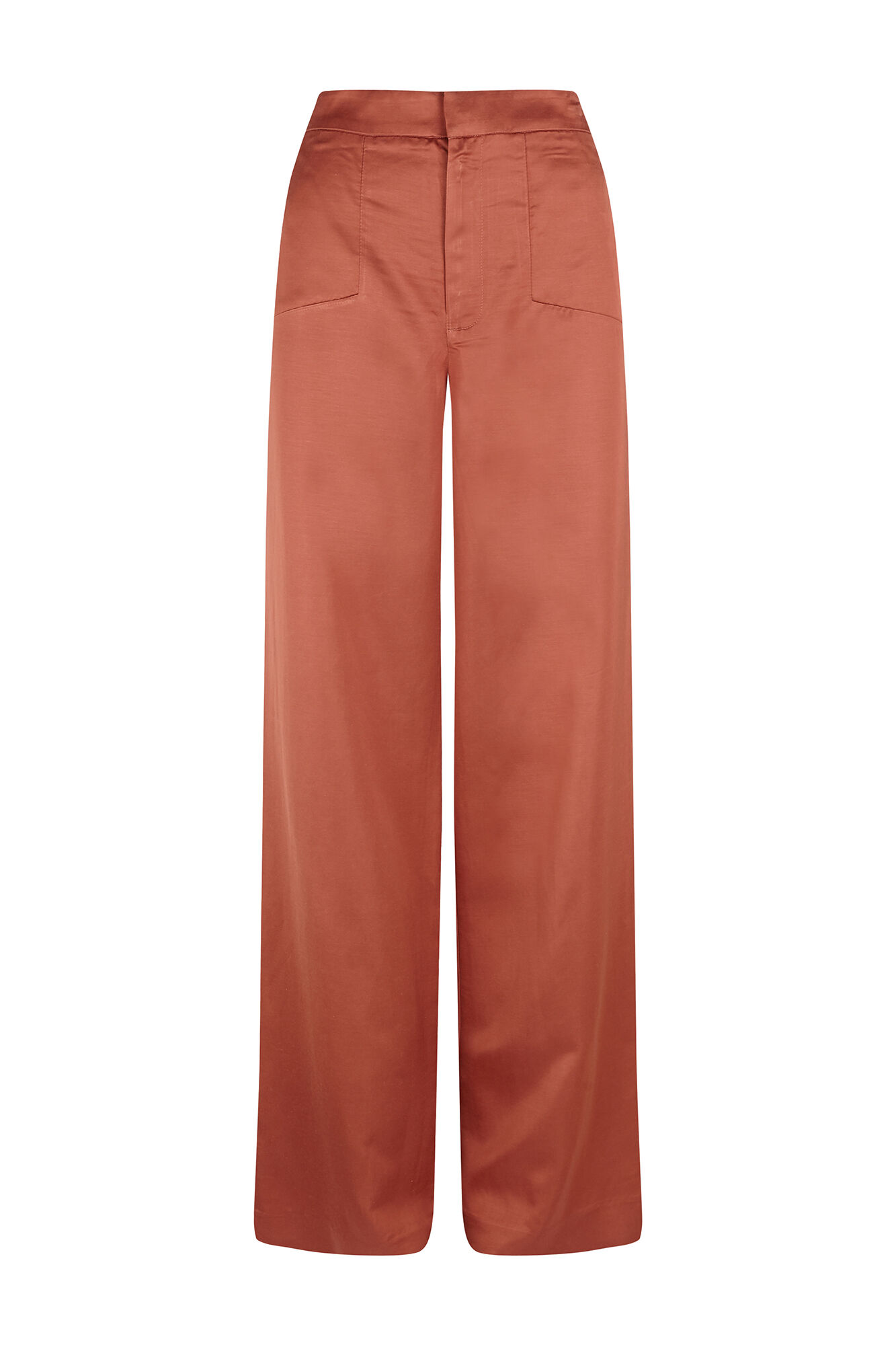 Hoss Intropia Pen&eacute;lope. Pantal&oacute;n tejido satinado Rosa