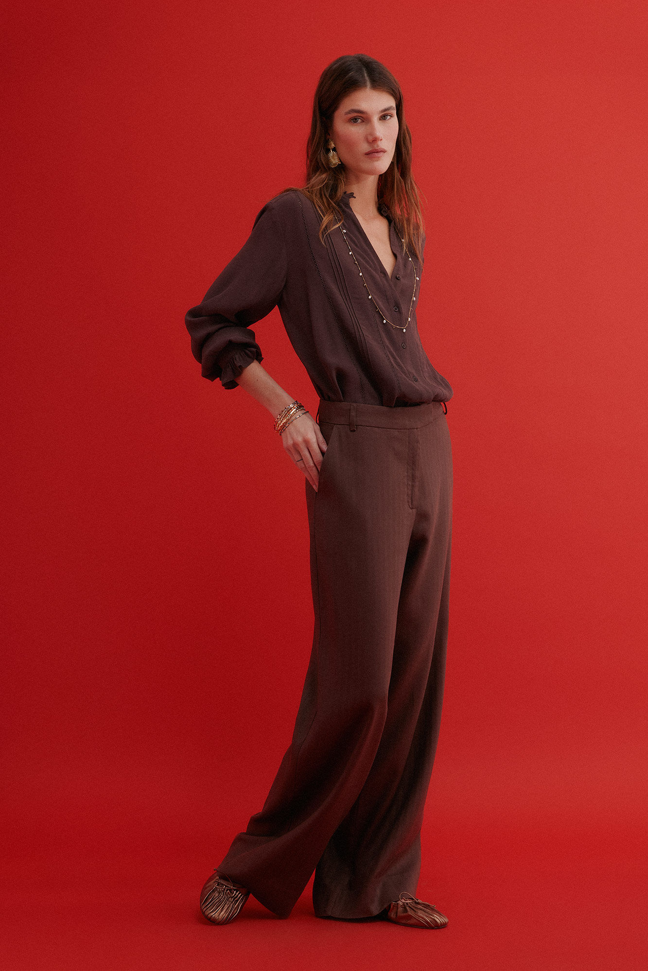 Hoss Intropia Pepa. Pantalones de corte recto