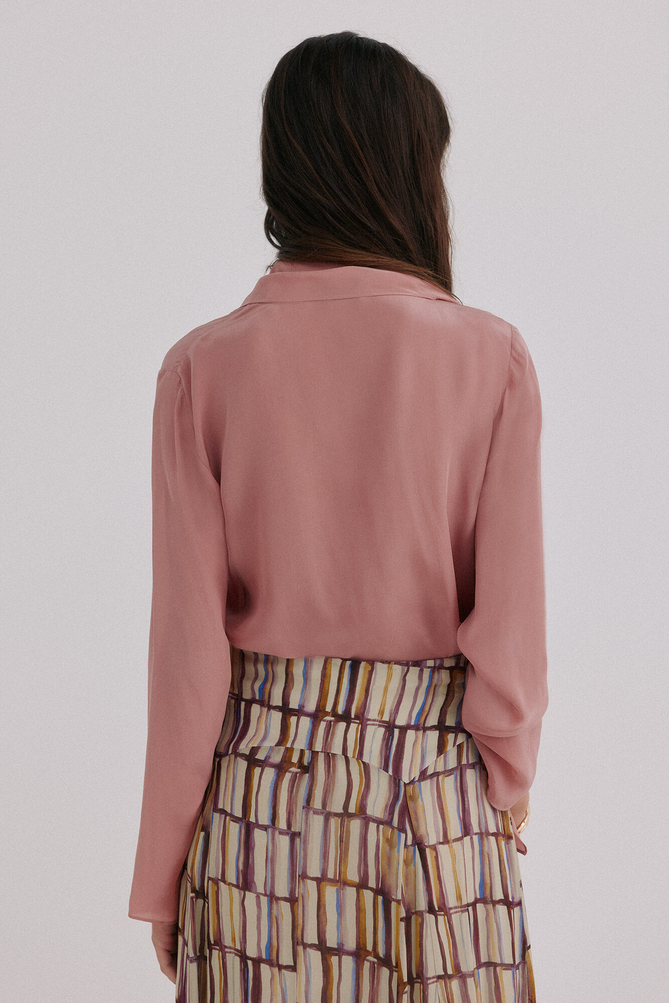 Hoss Intropia Blusa con cruce asim&eacute;trico Marron