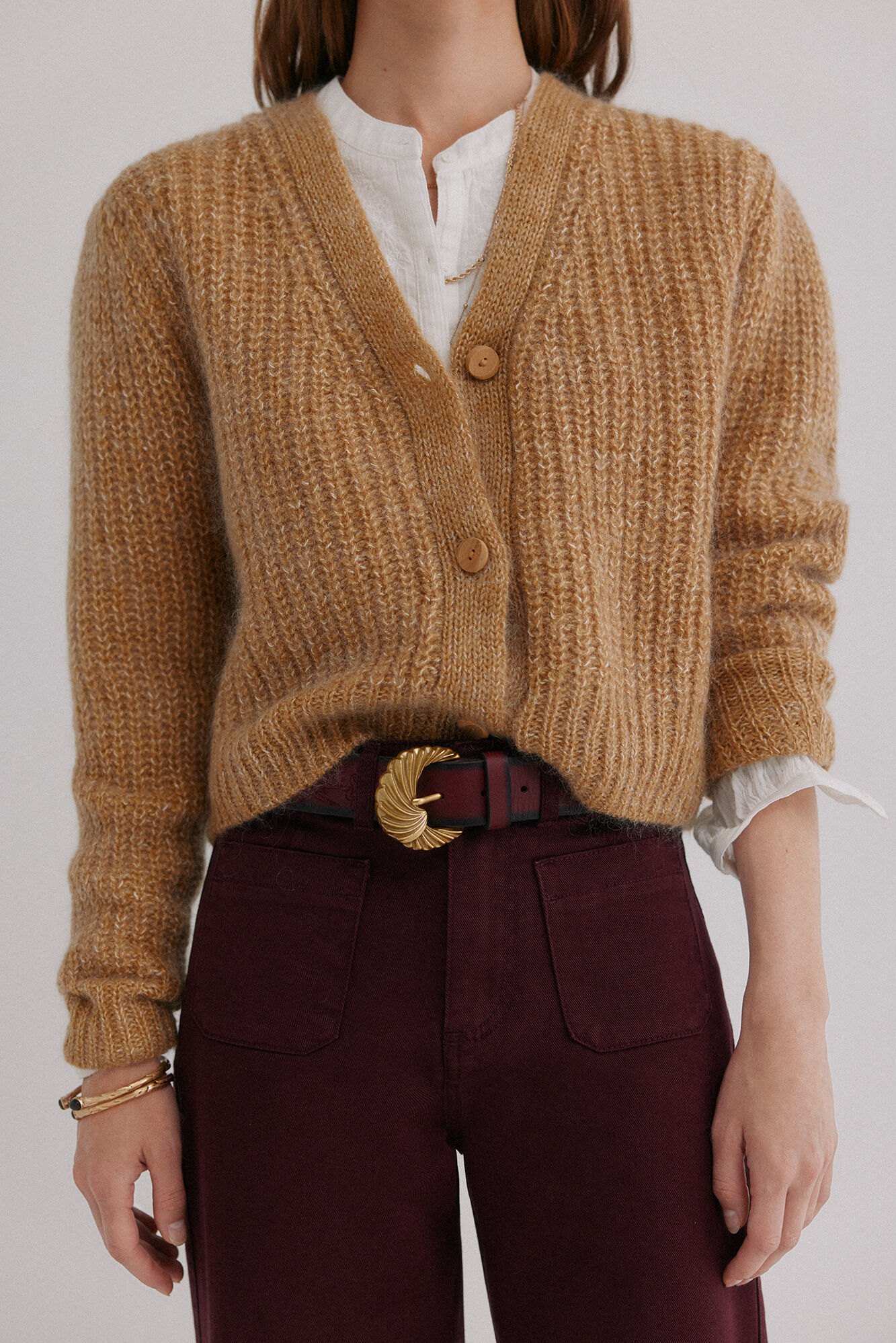 Hoss Intropia N&eacute;rida. Chamarra de tejido Beige