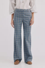 Hoss Intropia Paulina. Pantal&oacute;n a cuadros Gris