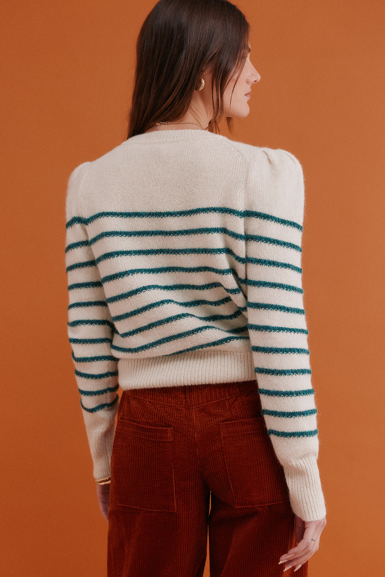 Hoss Intropia Ninnette. Jersey a rayas Estampado blanco