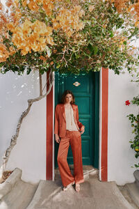 Hoss Intropia Pen&eacute;lope. Pantal&oacute;n tejido satinado