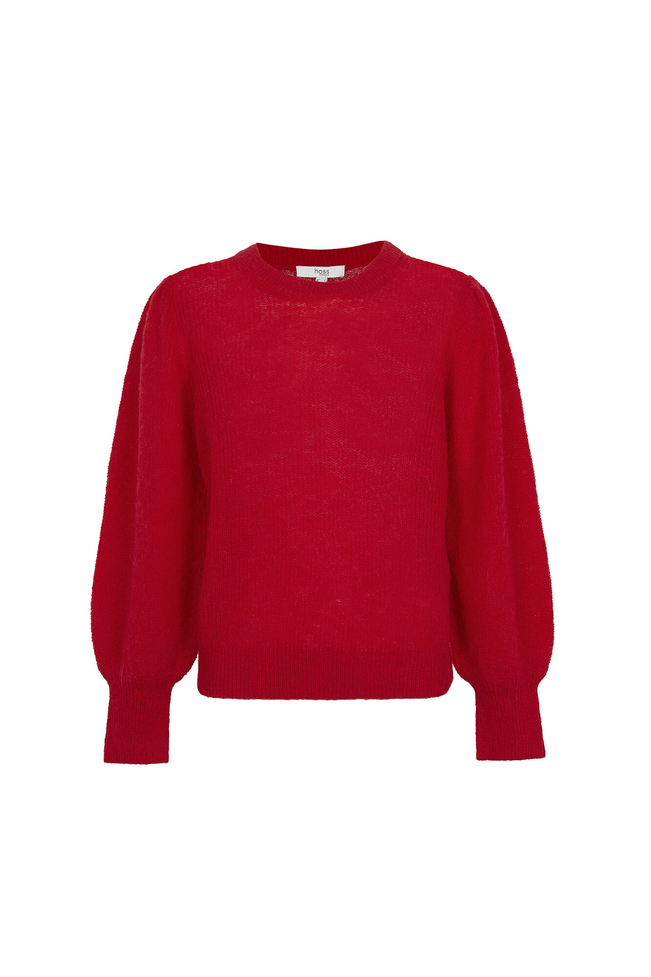 Hoss Intropia Iciar. Su&eacute;ter de tejido rojo