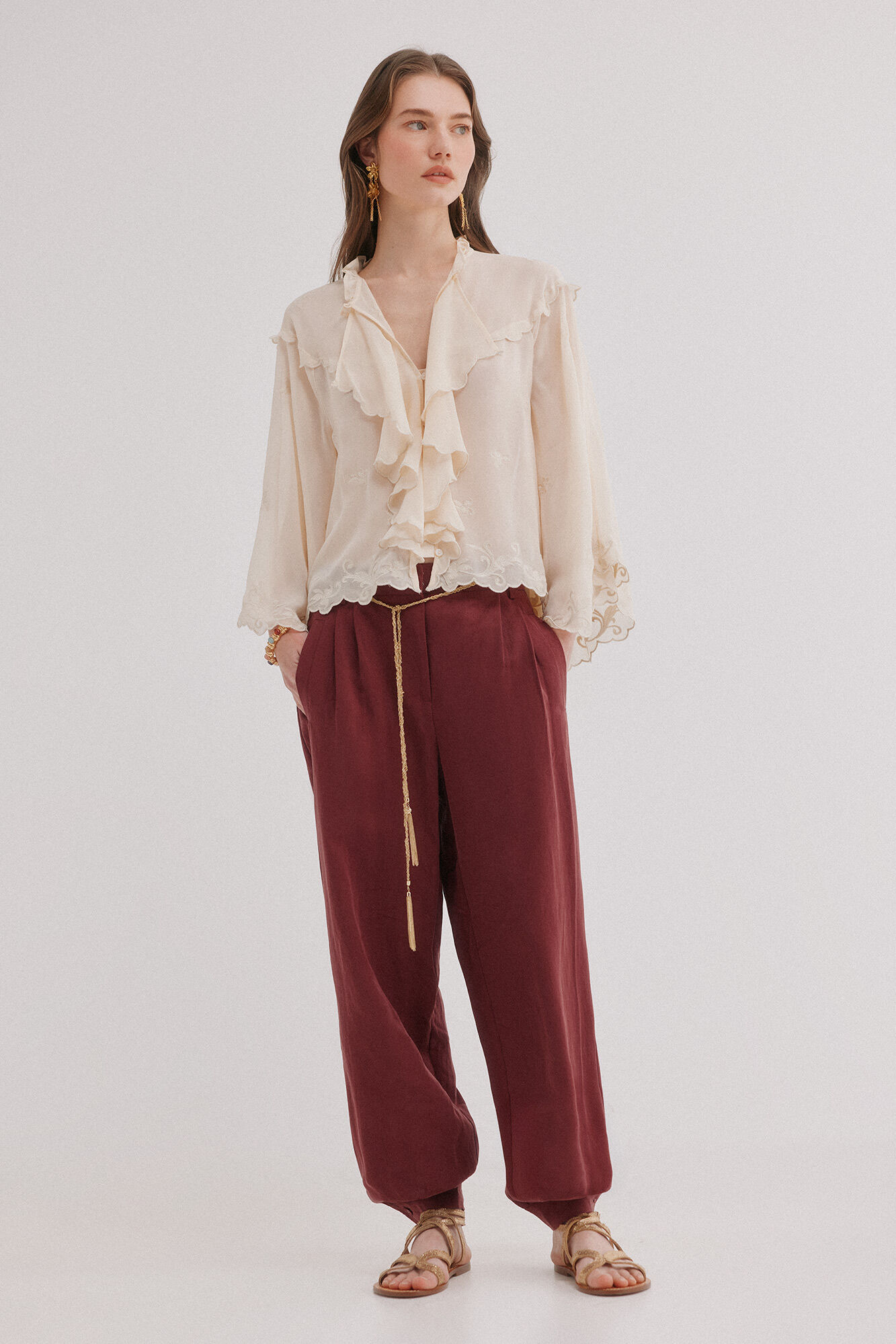 Hoss Intropia Chelsea. Blusa rom&aacute;ntica