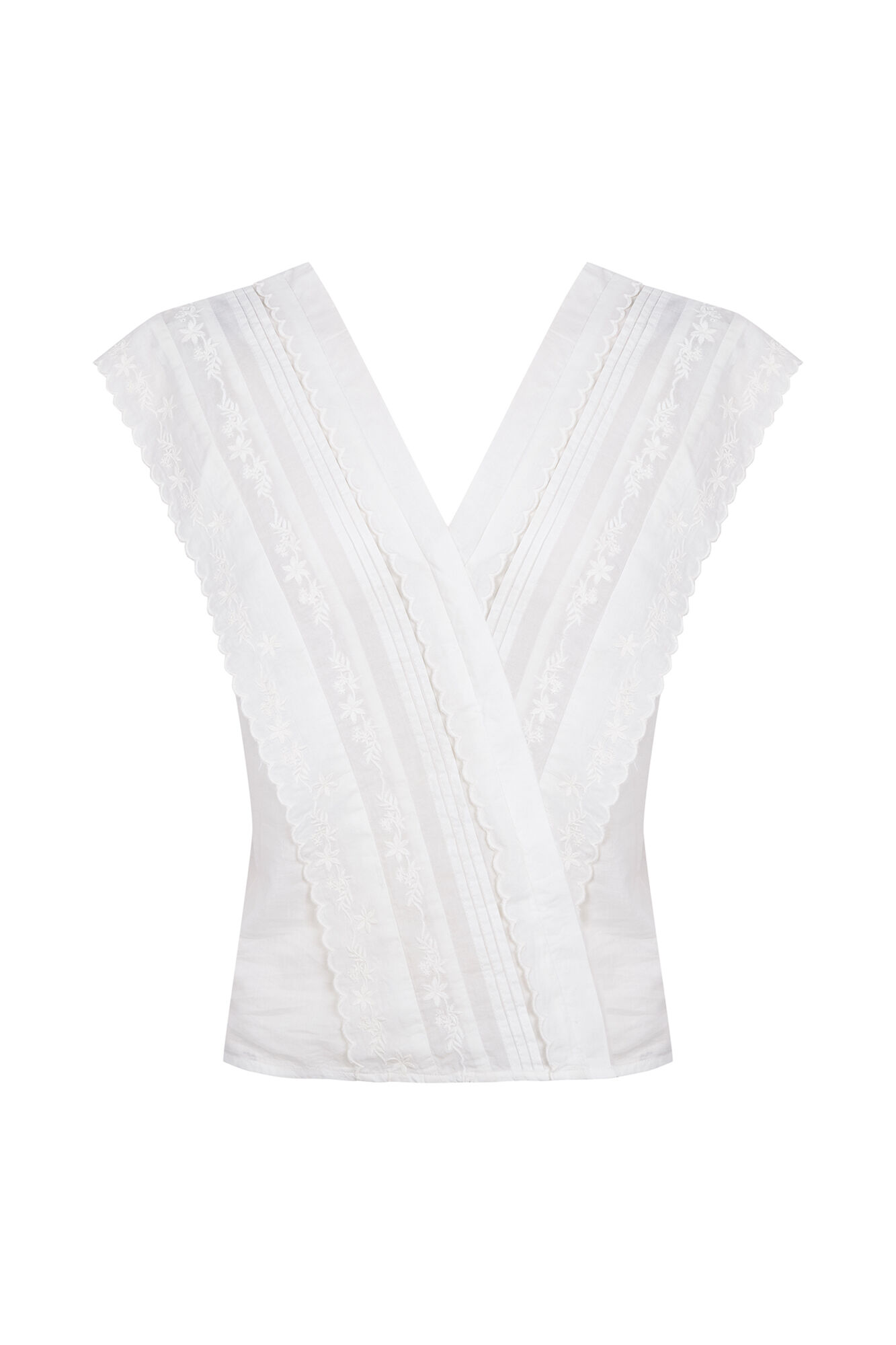 Hoss Intropia Carola. Blusa rom&aacute;ntica Blanco