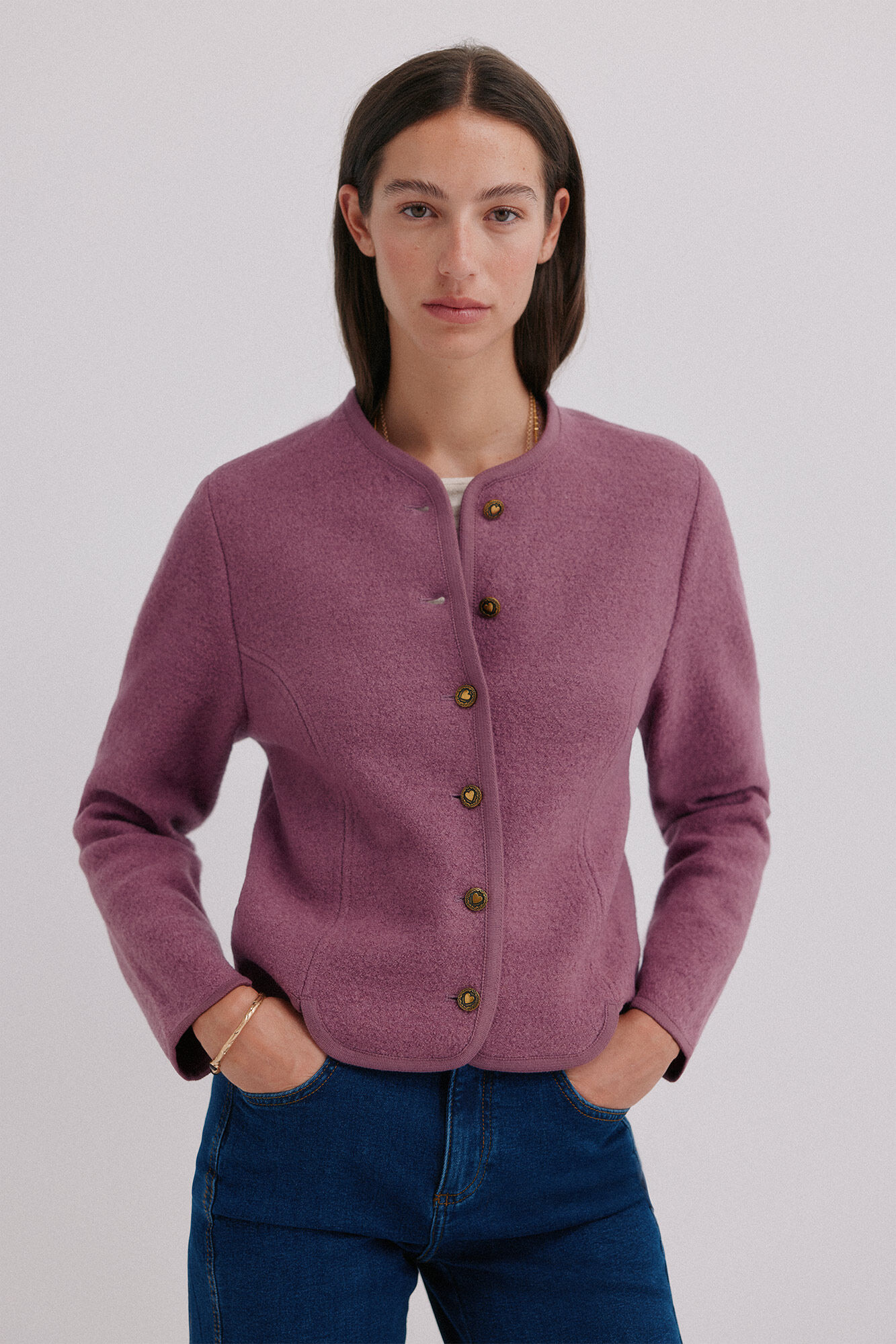 Hoss Intropia Zoe. Chamarra austriaca Lila