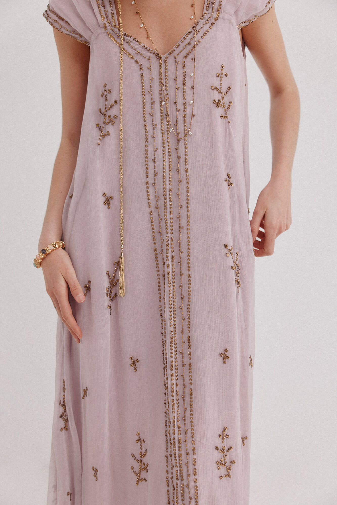 Hoss Intropia Aralina. Vestido flu&iacute;do Lila