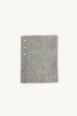 Hoss Intropia Liliana. Cuello de punto con botones Gris