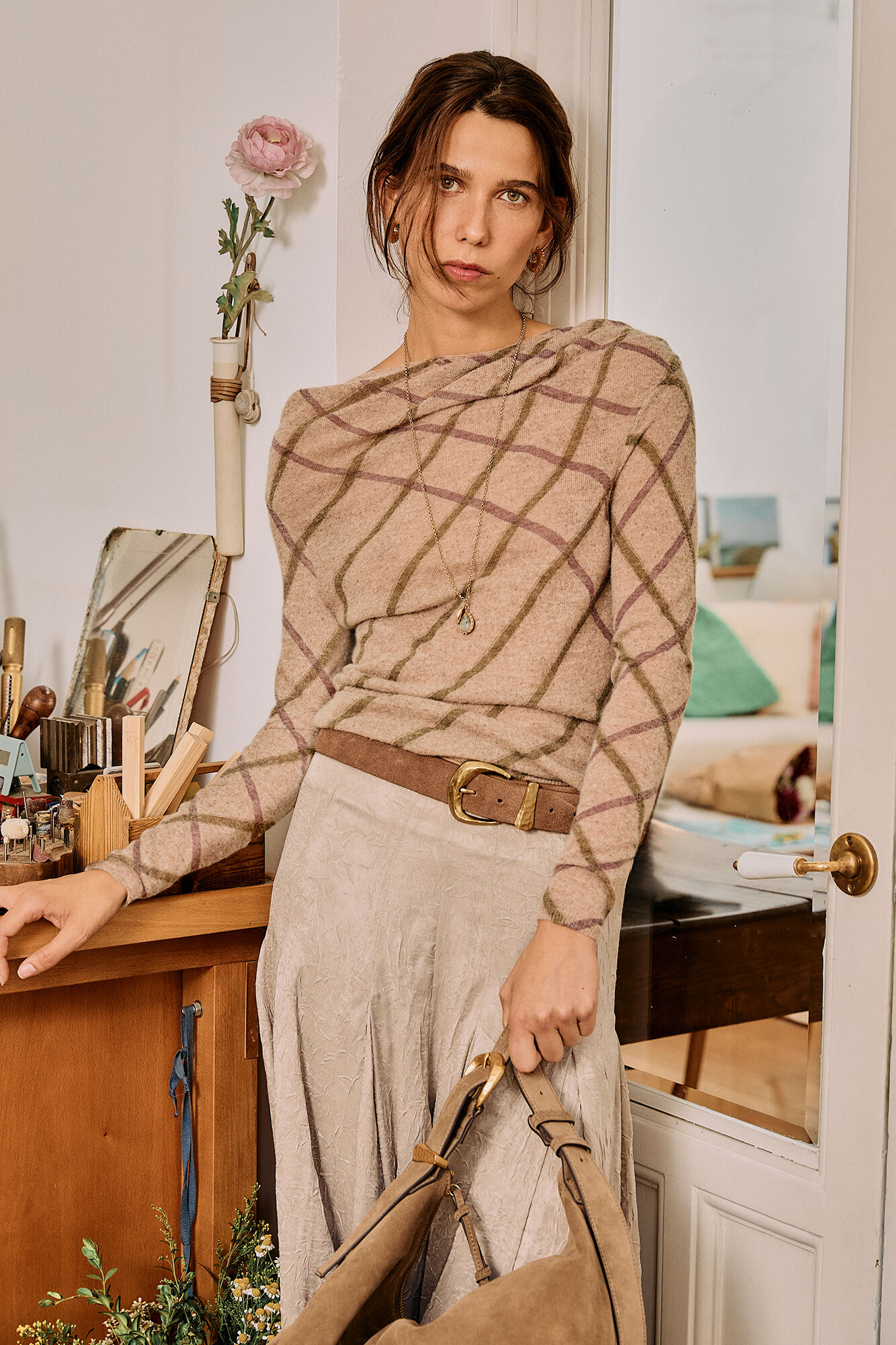 Hoss Intropia Nora. Top estampado