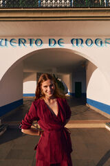 Hoss Intropia Emma. Chaqueta cruzada Vino