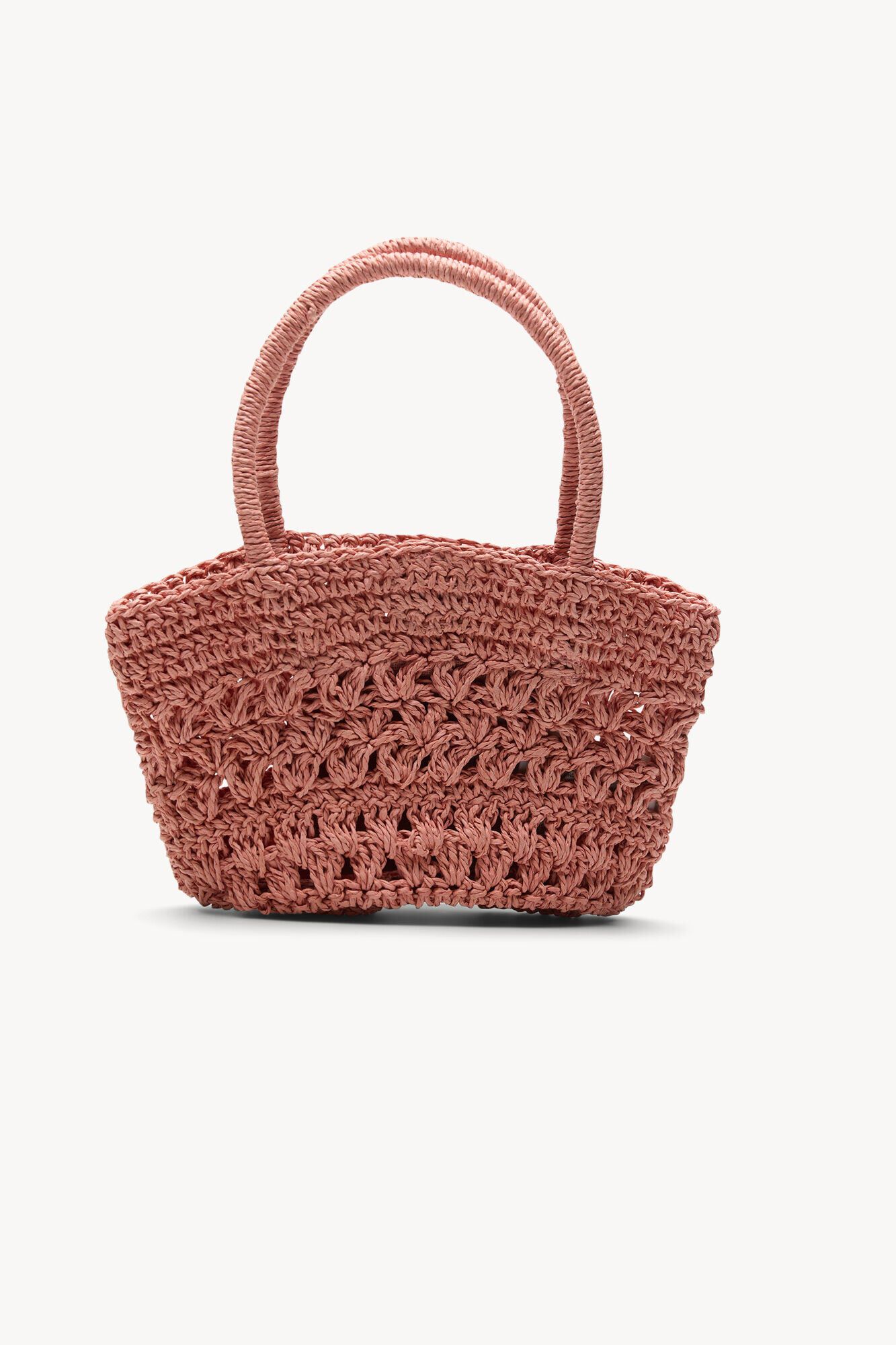 Hoss Intropia Nunile. Mini bolsa de fibras naturales Rosa