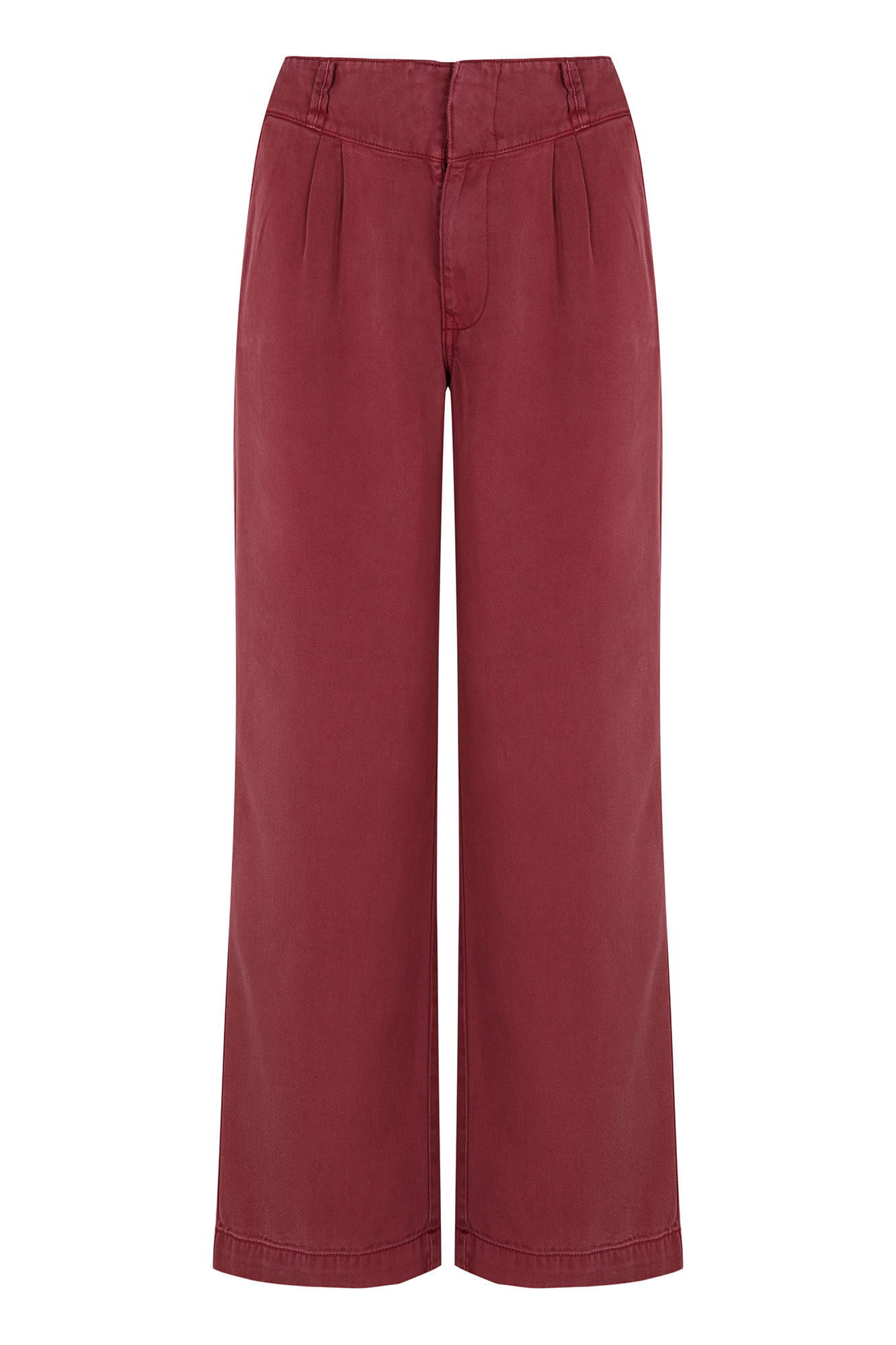 Hoss Intropia Paris. Pantal&oacute;n flu&iacute;do Vino