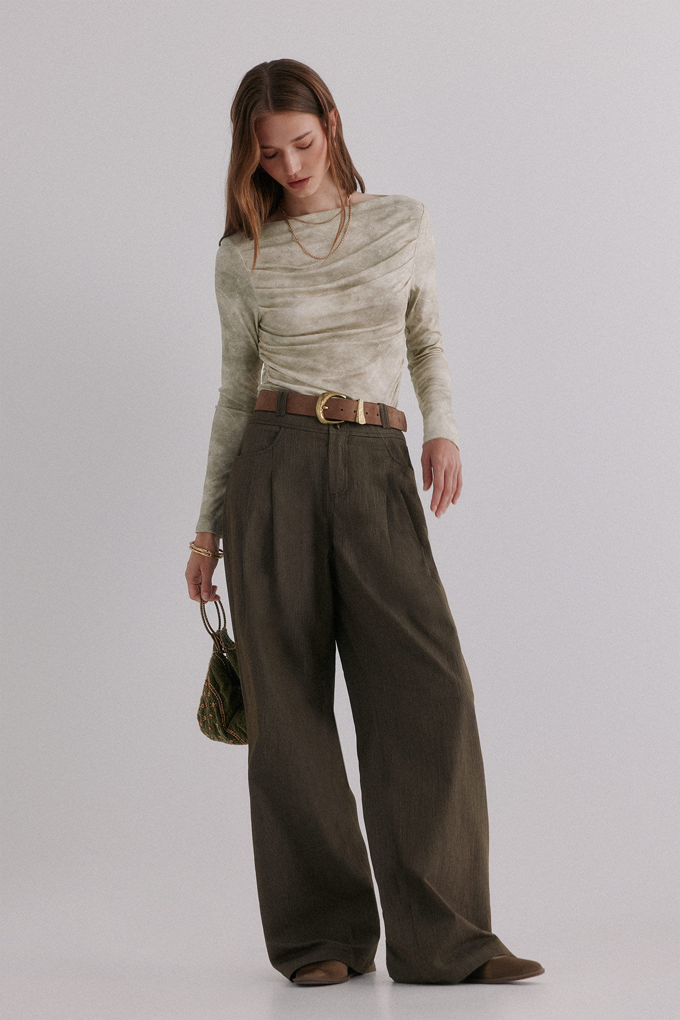 Hoss Intropia Matilde. Playera drapeada