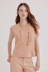 Hoss Intropia Margot. Playera entallada Rosa