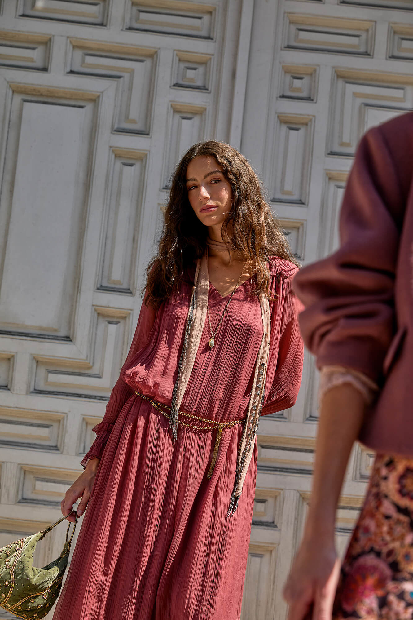 Hoss Intropia Alejandra. Vestido fluido Rosa