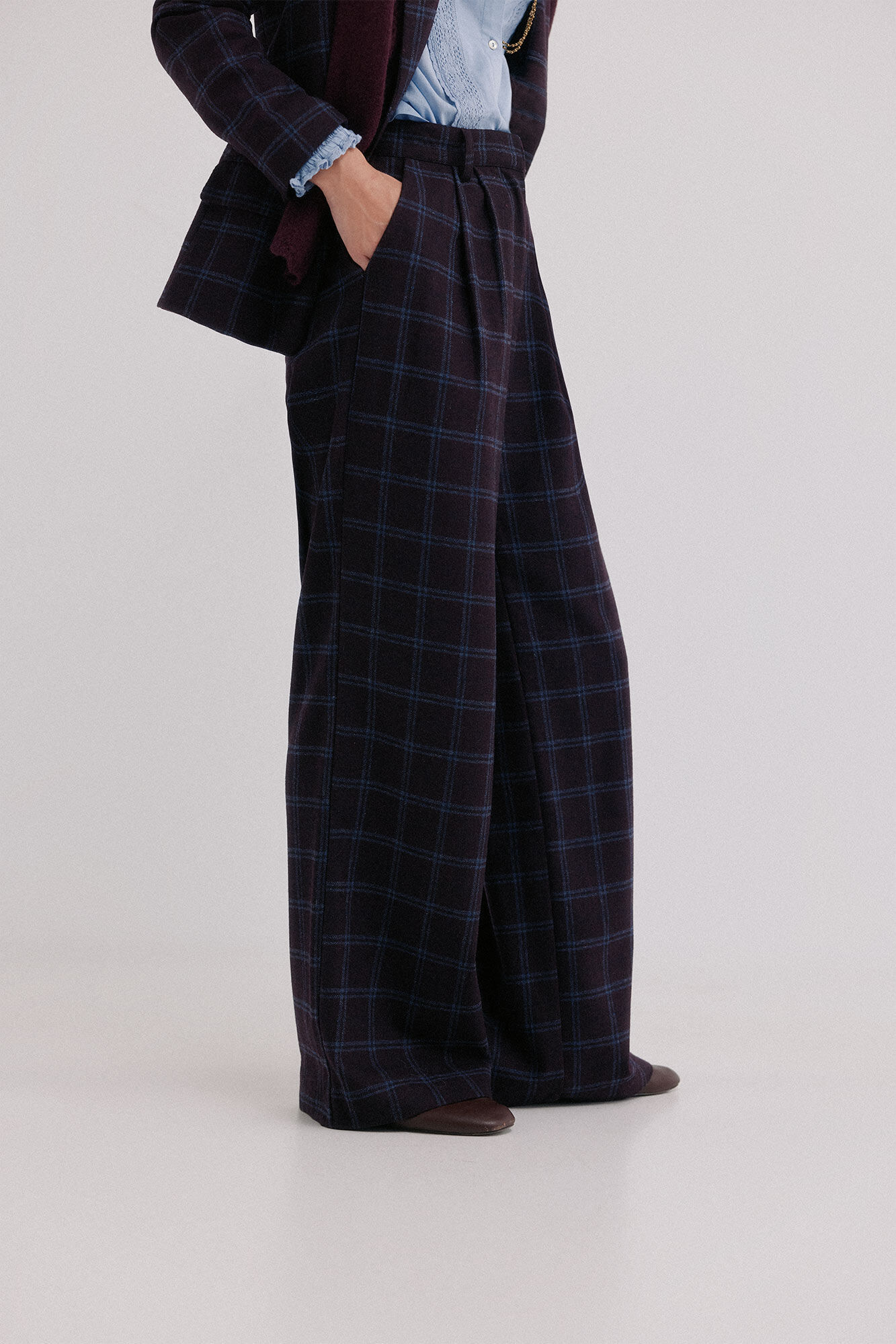 Hoss Intropia Peony. Pantal&oacute;n a cuadros