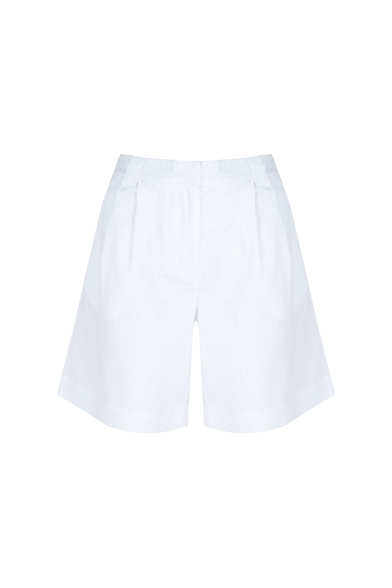 Hoss Intropia Pemar. Bermuda de lino Blanco