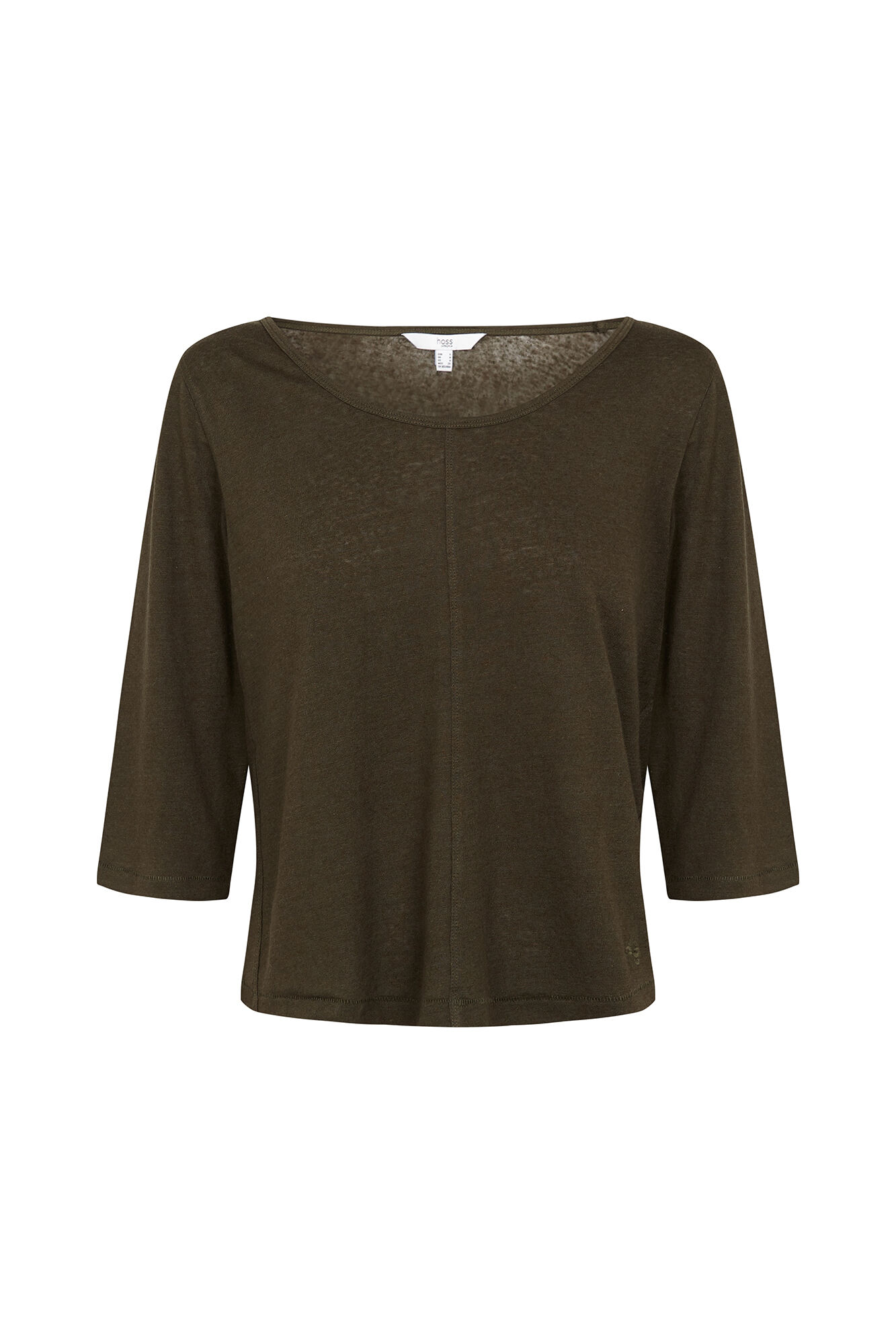 Hoss Intropia Mona. Camiseta escote redondo Kaki