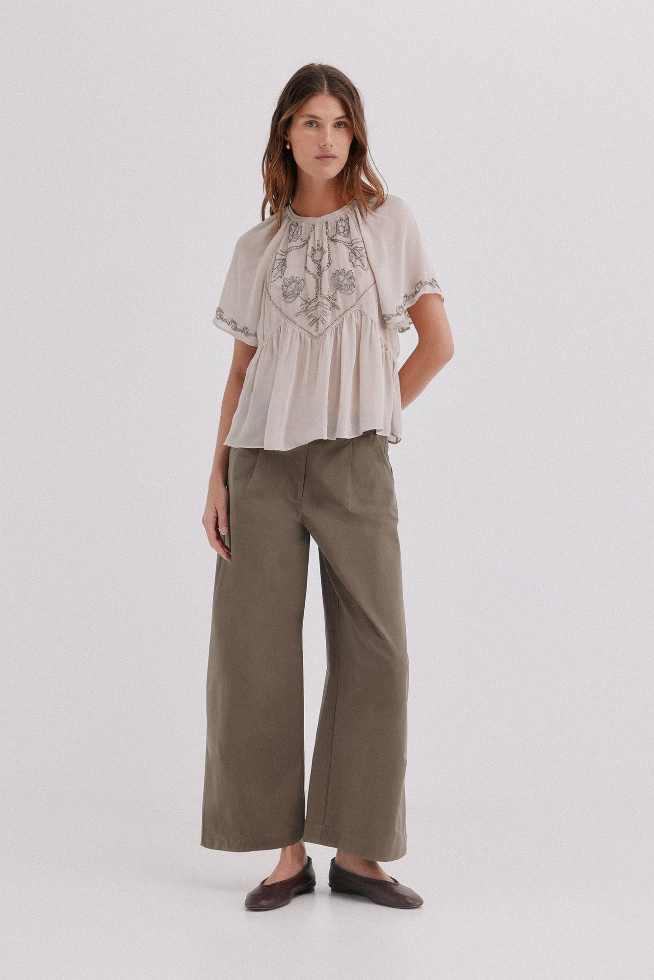 Hoss Intropia Pietra.Pantal&oacute;n de pinzas