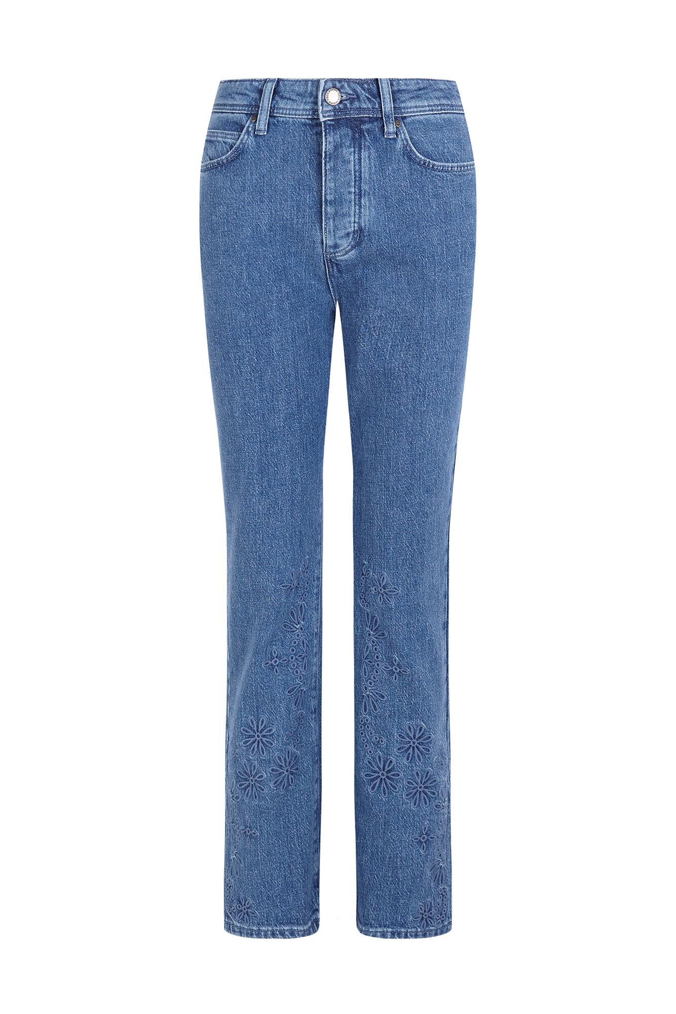 Hoss Intropia Bruna. Jeans bordados Azul