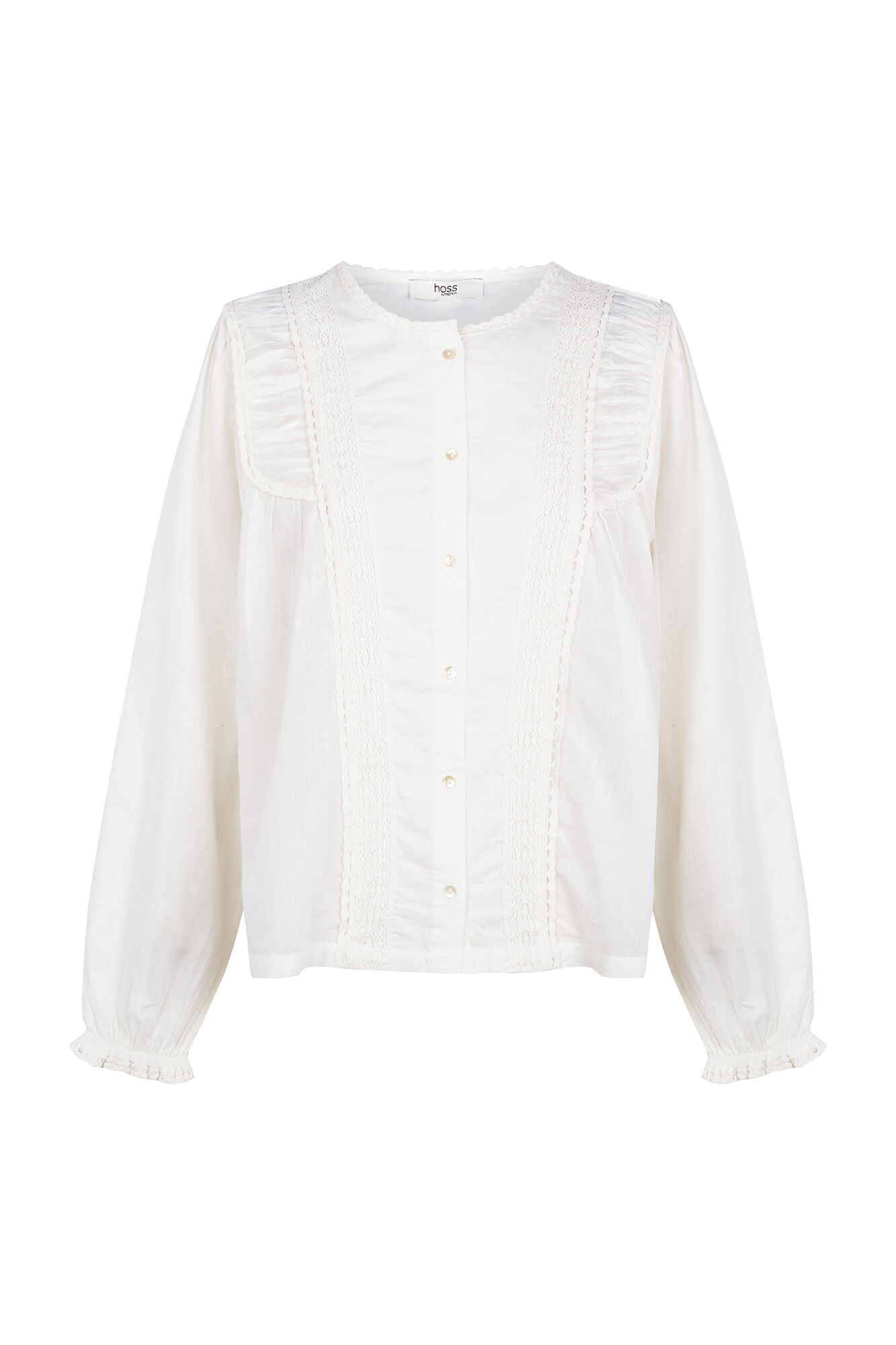 Hoss Intropia Caelia. Blusa fluida Marfil