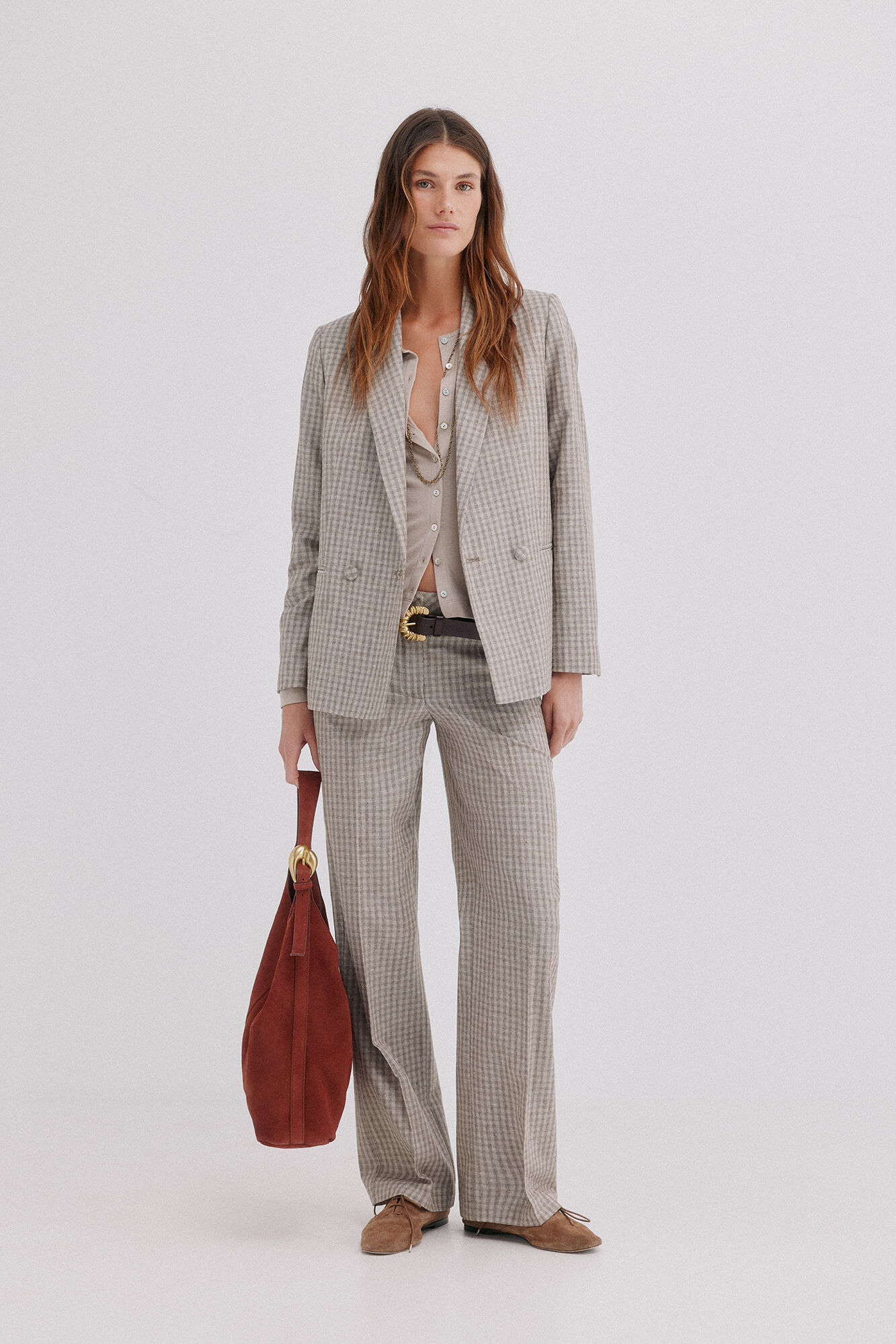 Hoss Intropia Eleanor. Blazer cruzada Marfil
