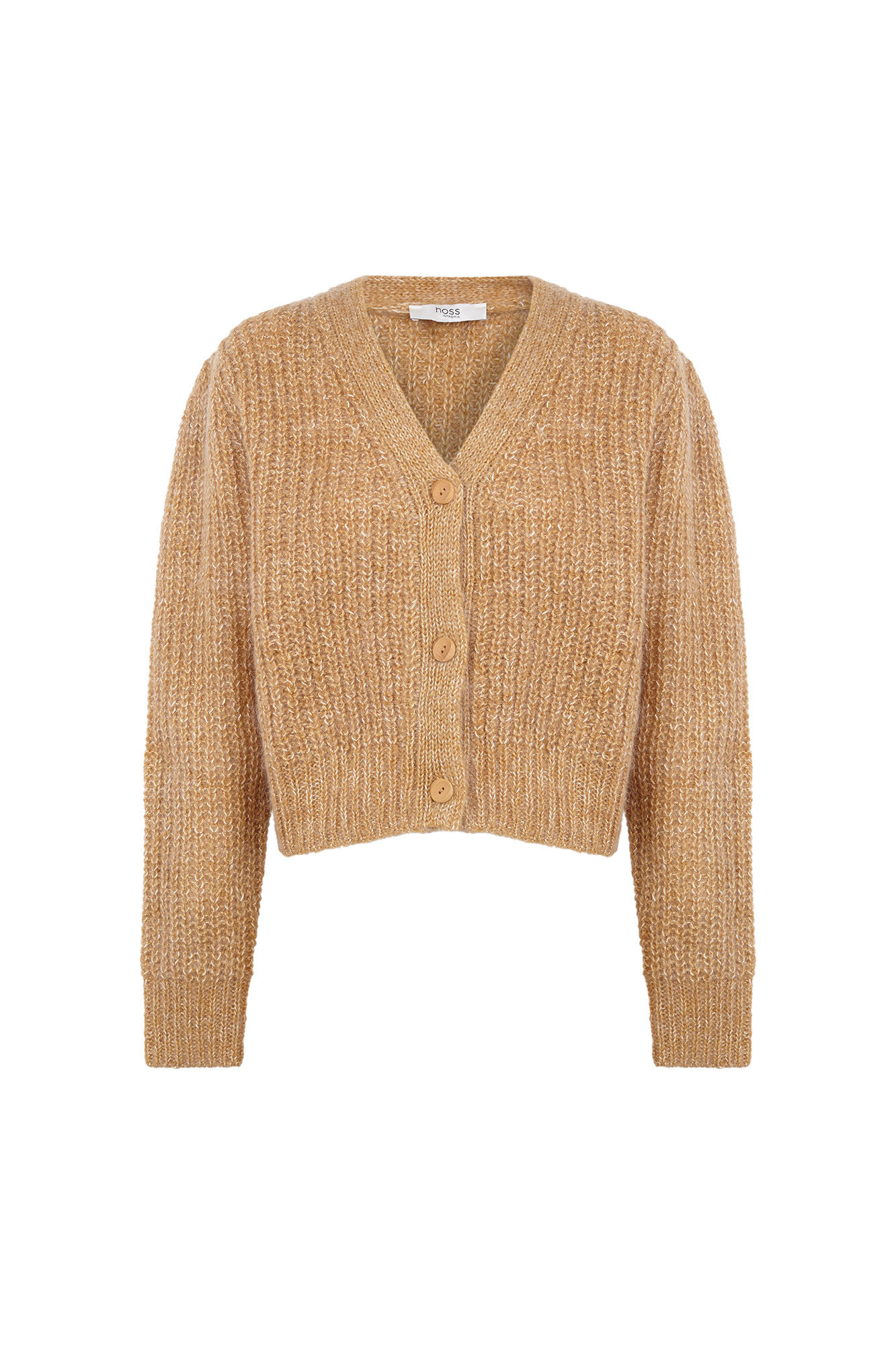 Hoss Intropia N&eacute;rida. Chamarra de tejido Beige