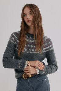 Hoss Intropia Nia. Su&eacute;ter con motivos