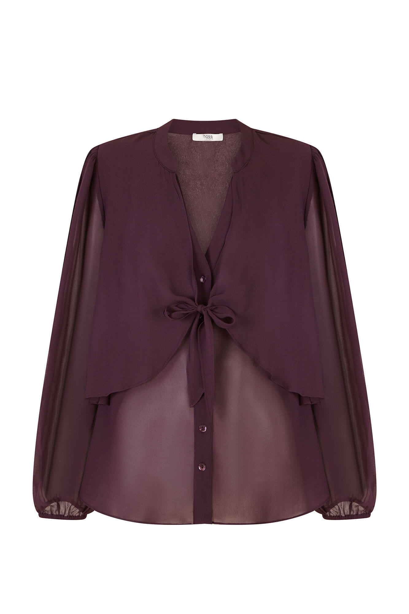Hoss Intropia Gala. Blusa con lazo Morado