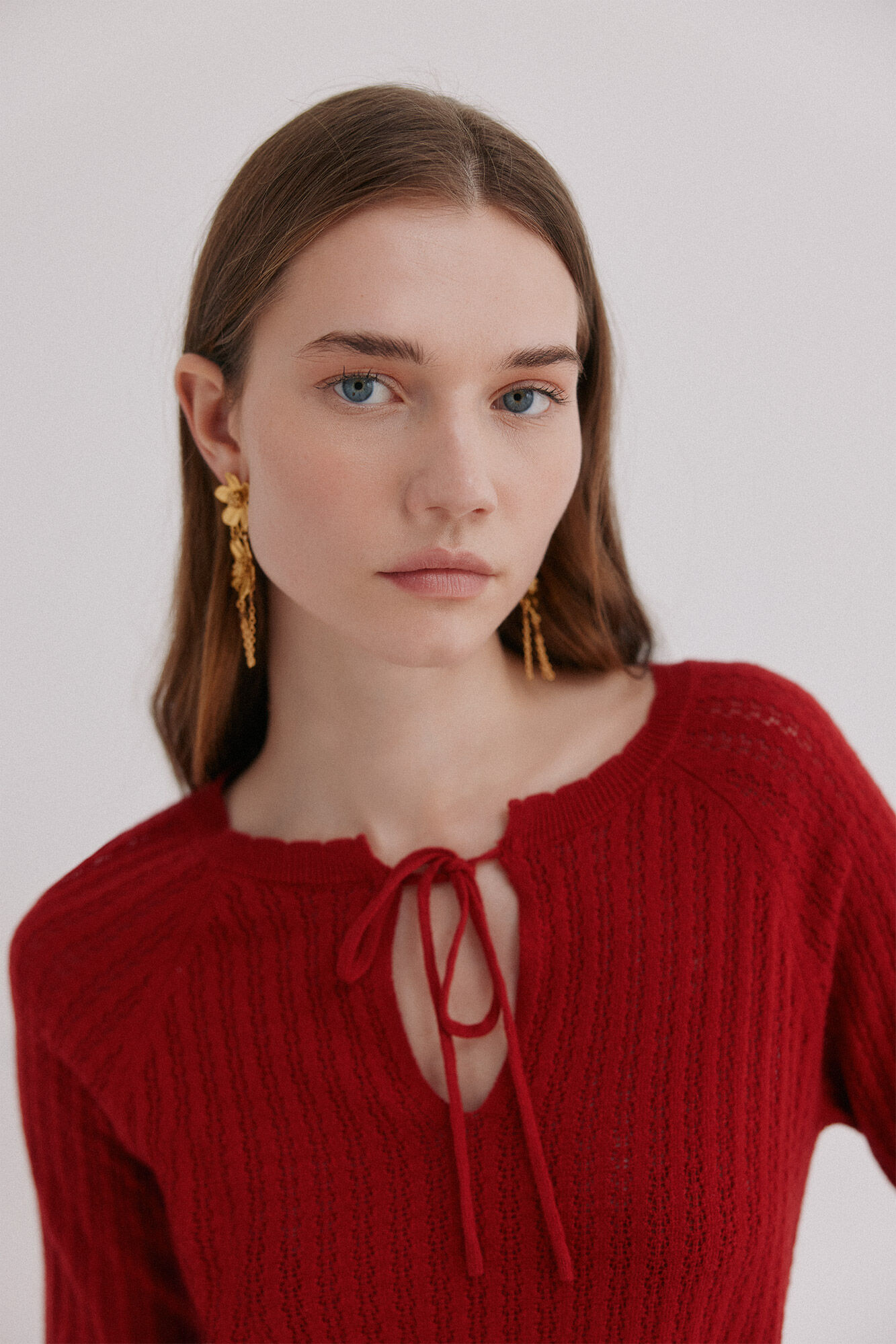 Hoss Intropia Imala. Jersey calado rojo