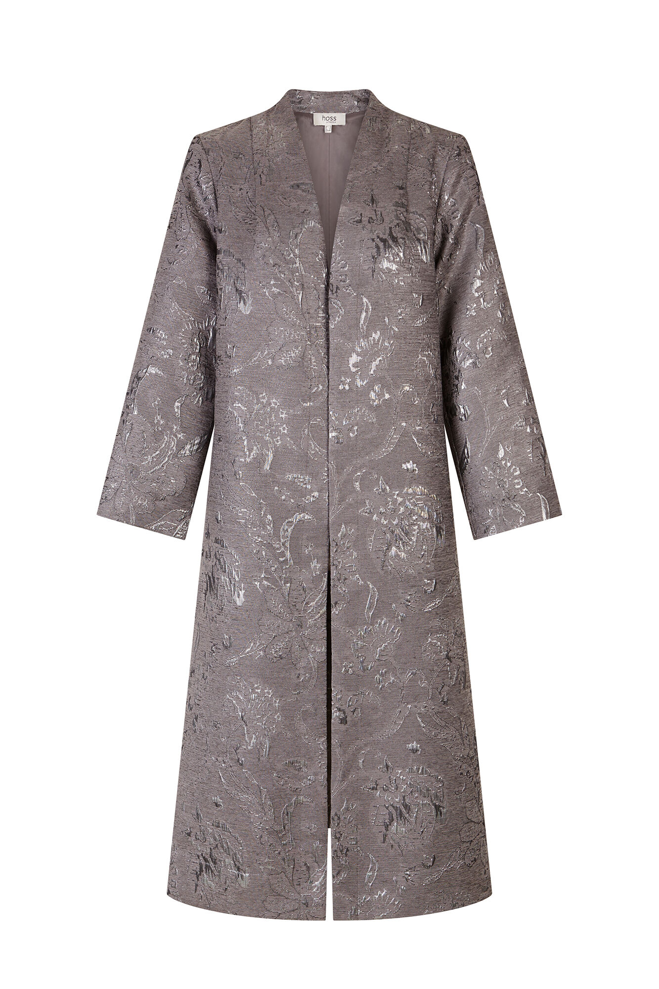 Hoss Intropia Eva. Kimono de jacquard Gris