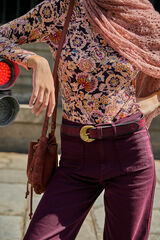 Hoss Intropia Mara. Playera estampada Estampado Marron