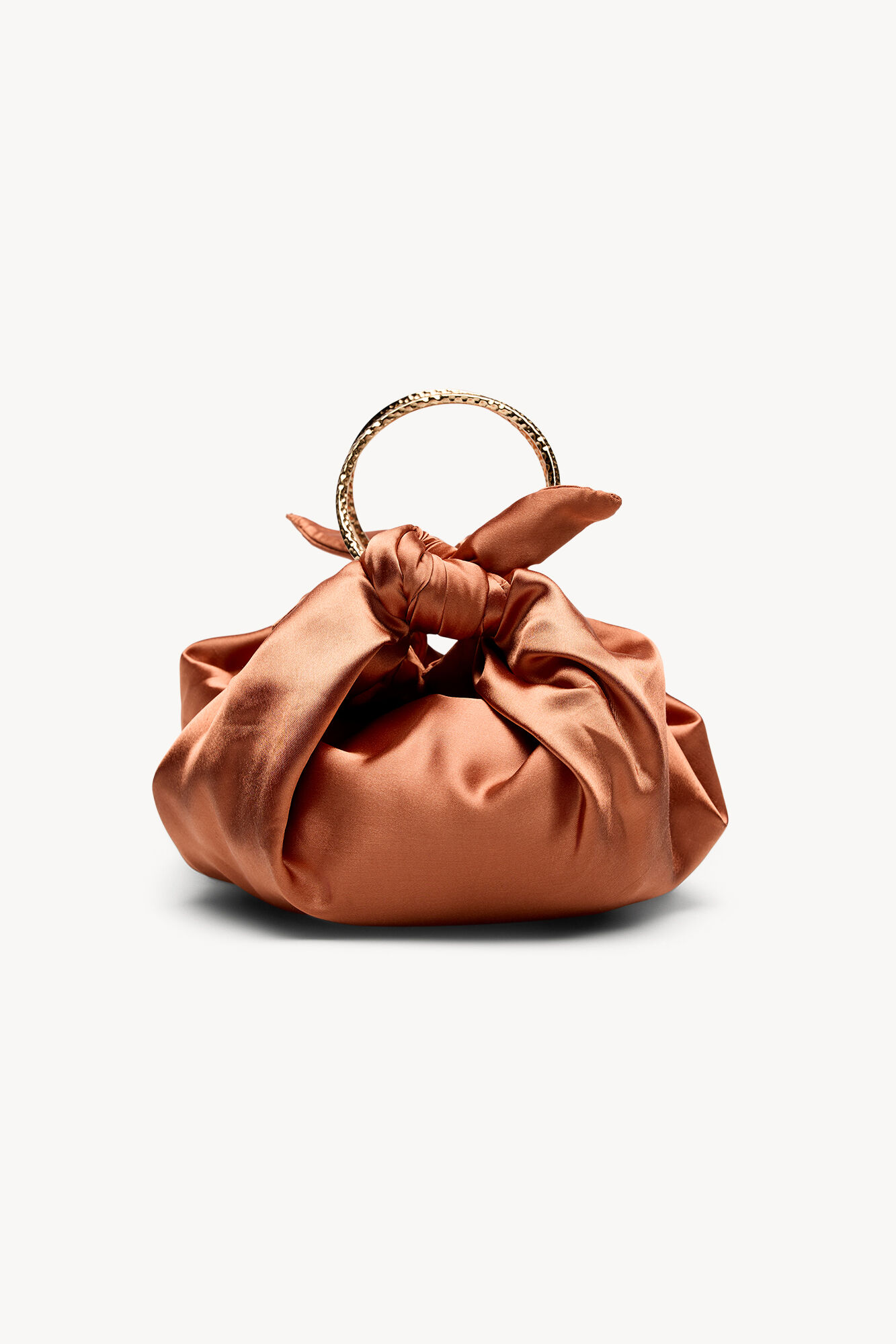Hoss Intropia Nora. Bolsa de sat&eacute;n Coral