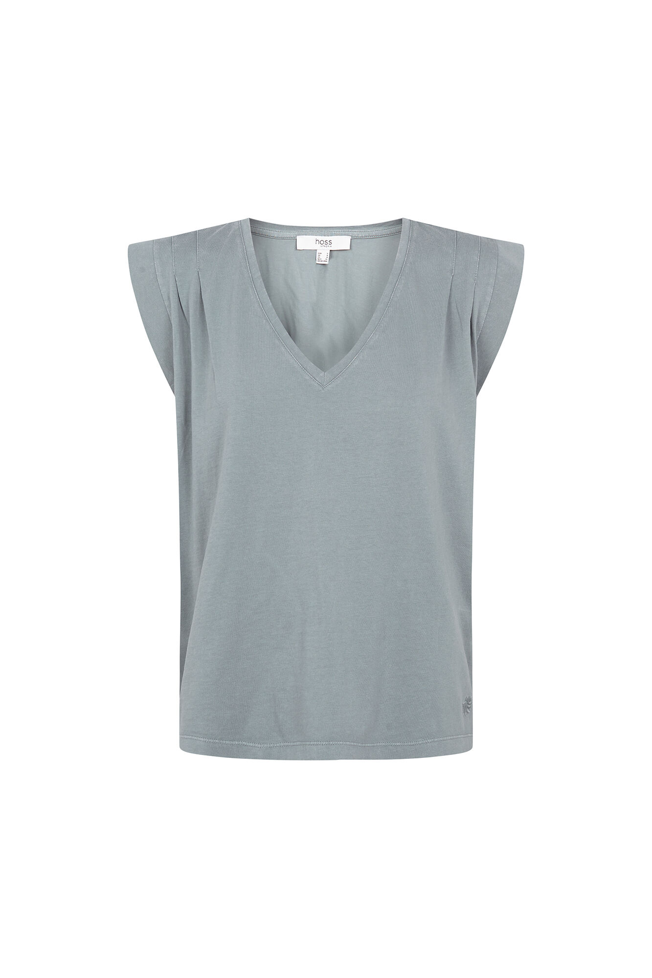 Hoss Intropia Manuela. Camiseta lavada Turquesa