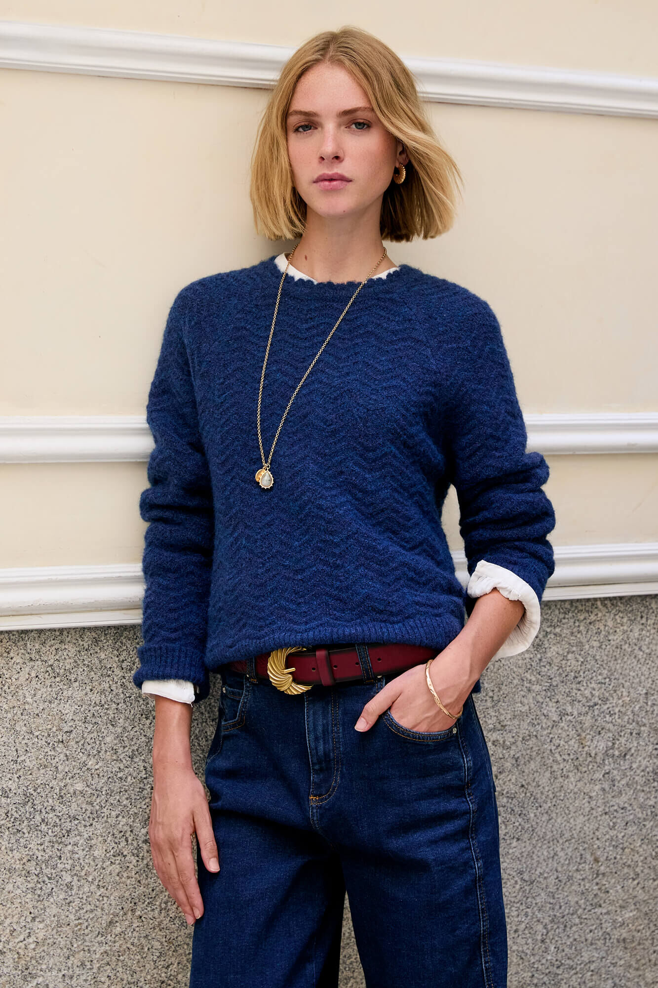 Hoss Intropia Ivonne. Su&eacute;ter con textura