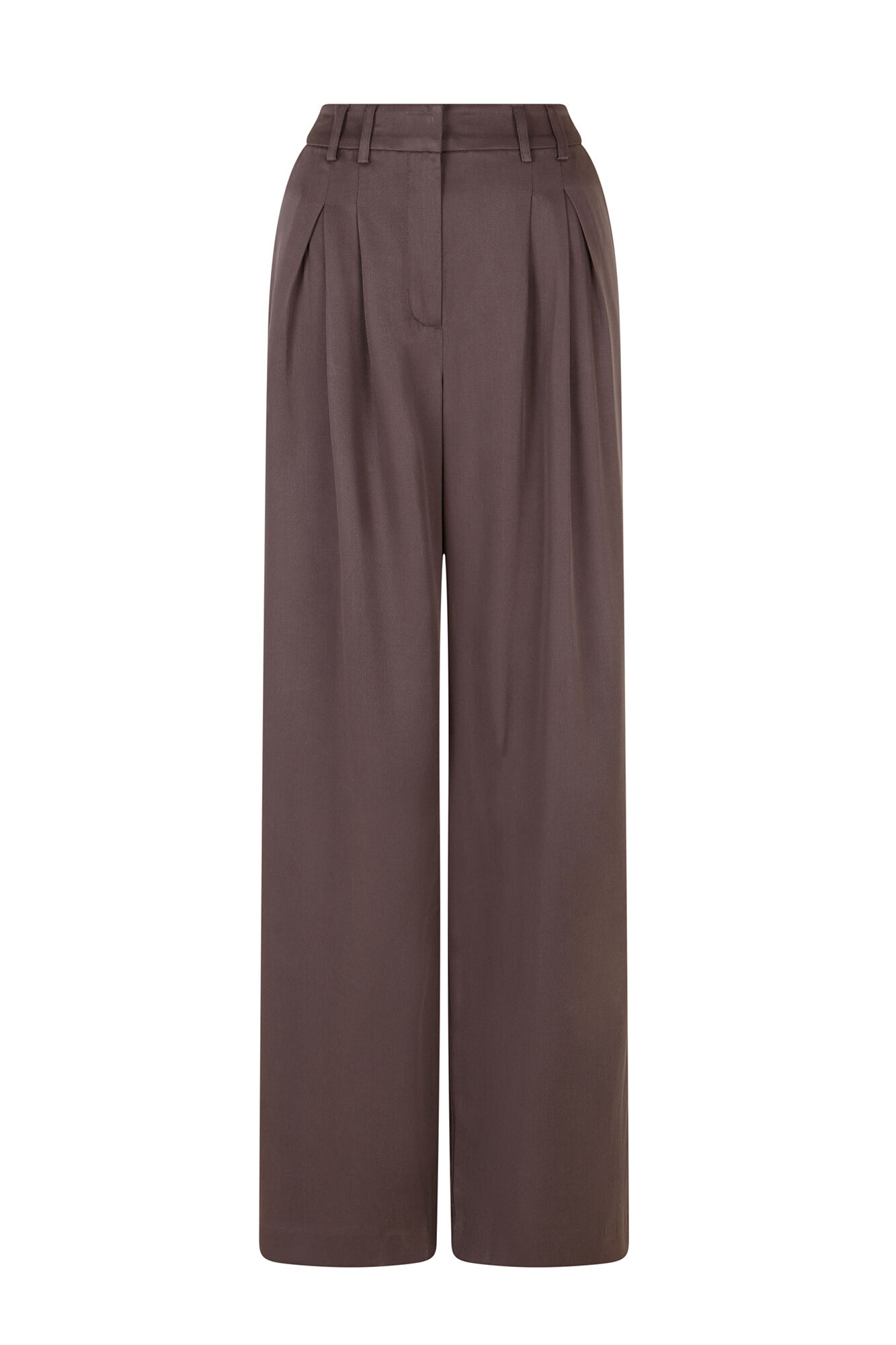 Hoss Intropia Paloma. Pantal&oacute;n de doble pliegue Gris