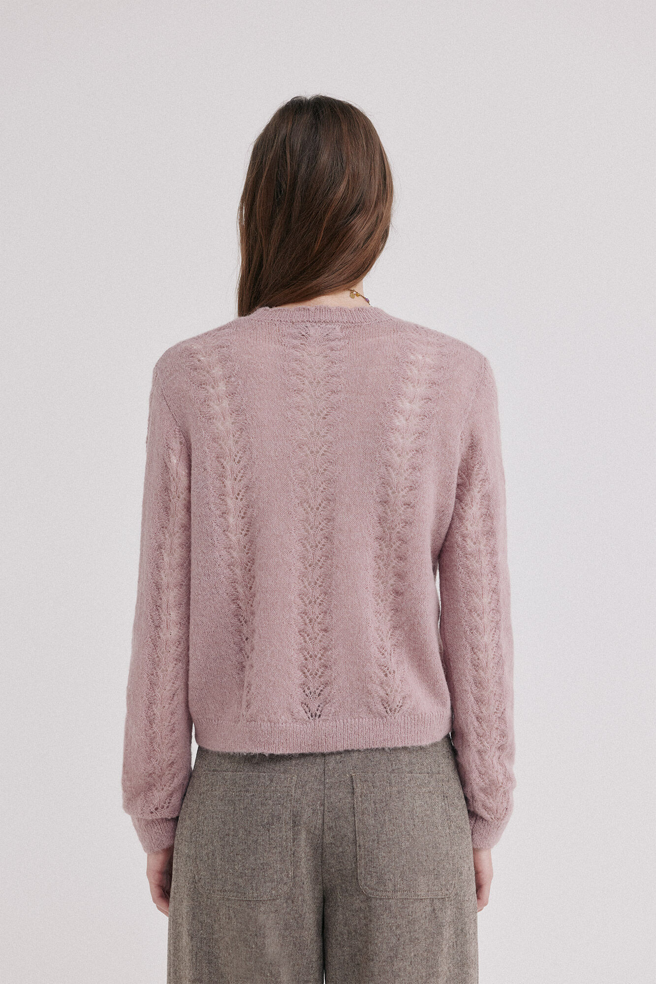 Hoss Intropia Imsa. Su&eacute;ter de punto fino Rosa