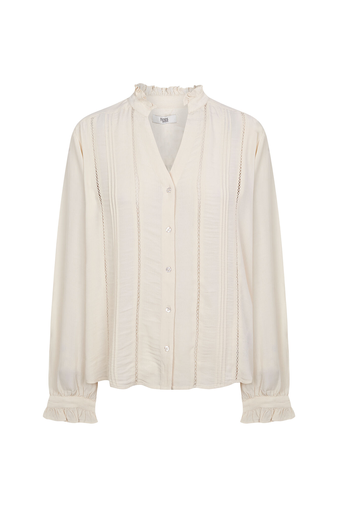 Hoss Intropia Clementine. Blusa manga larga Marfil