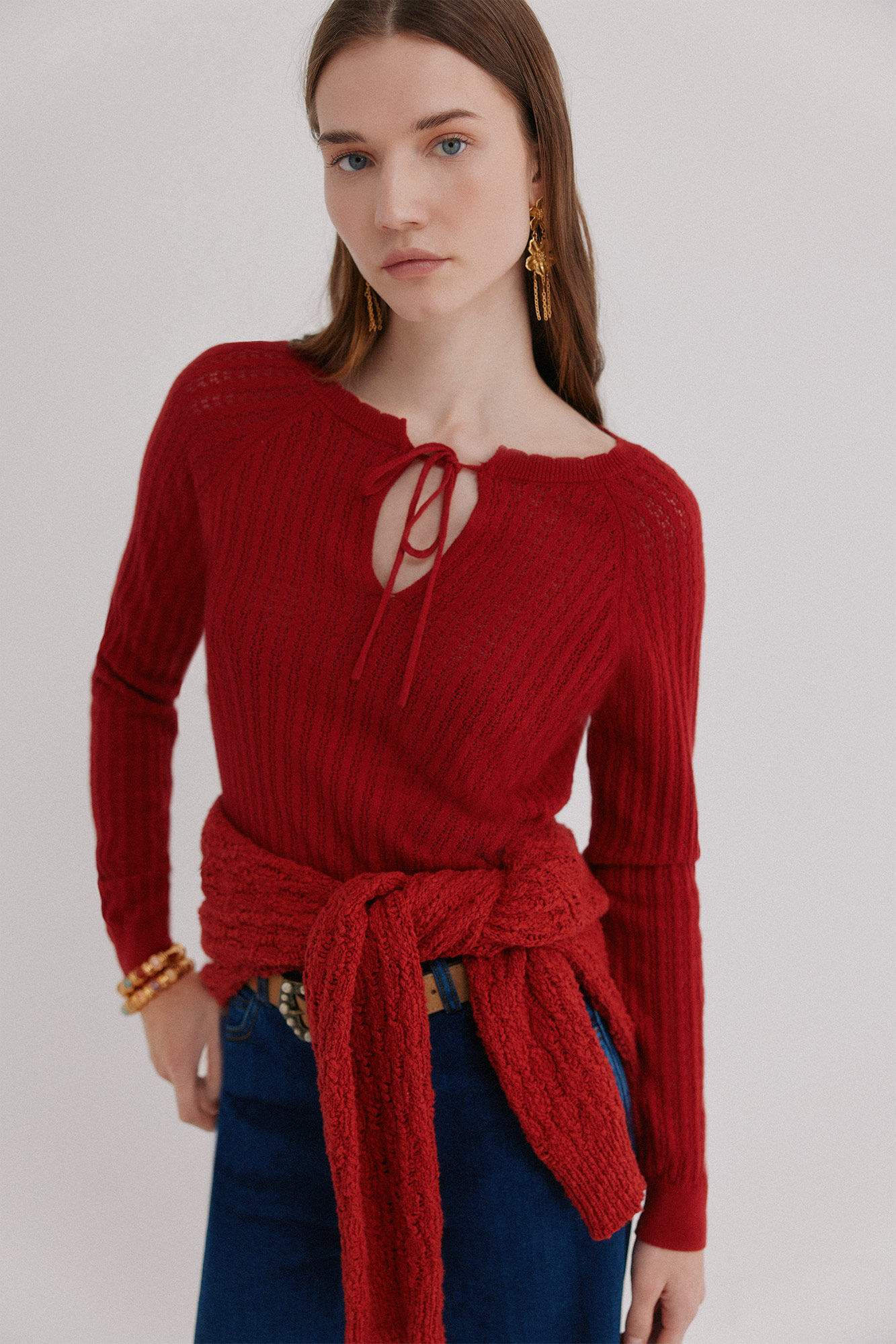 Hoss Intropia Imala. Jersey calado