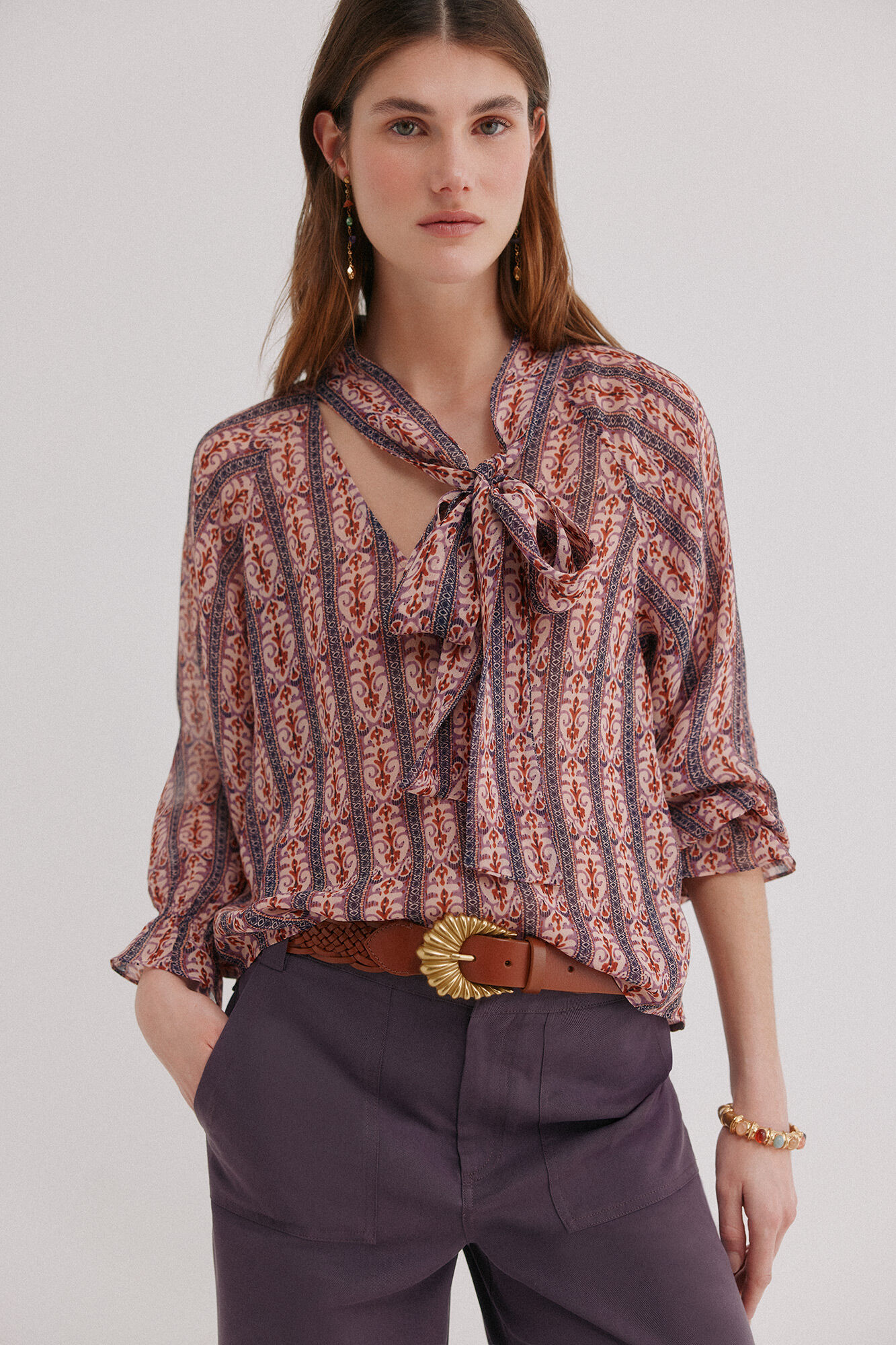 Hoss Intropia Camisa estampada Rosa