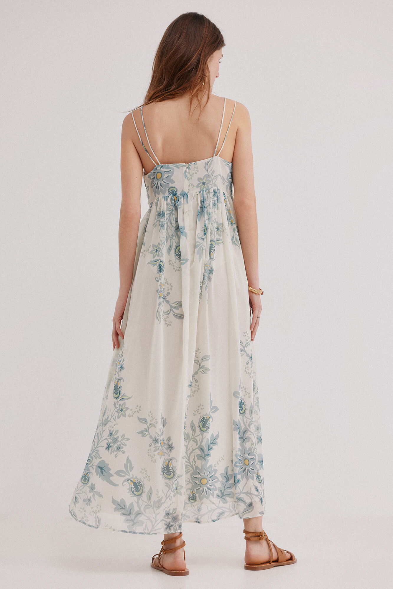 Hoss Intropia Aria. Vestido estampado Estampado blanco