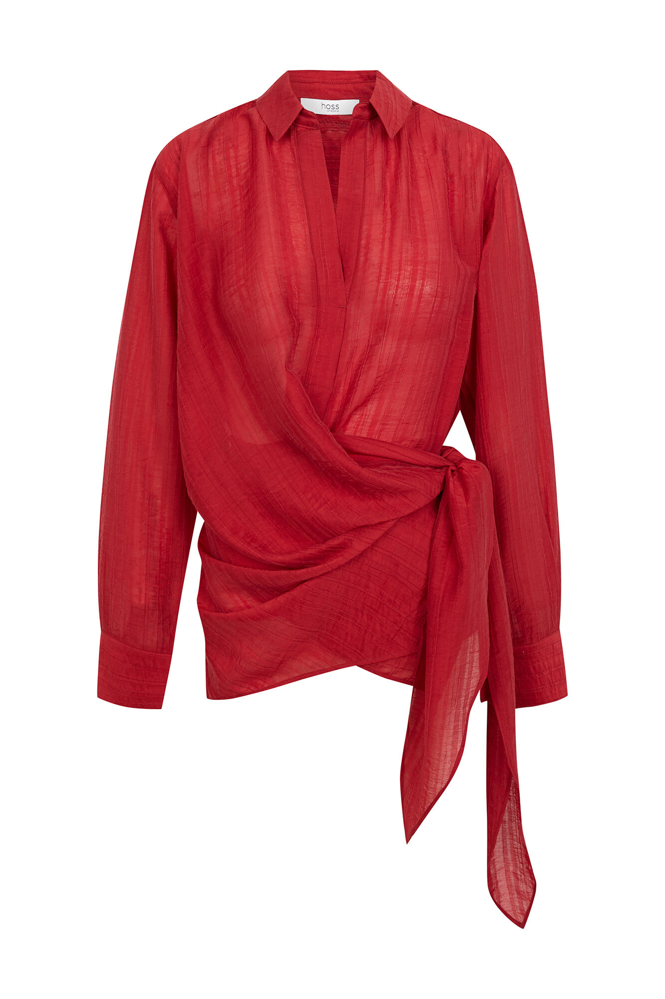 Hoss Intropia Cosette. Blusa con lazo rojo
