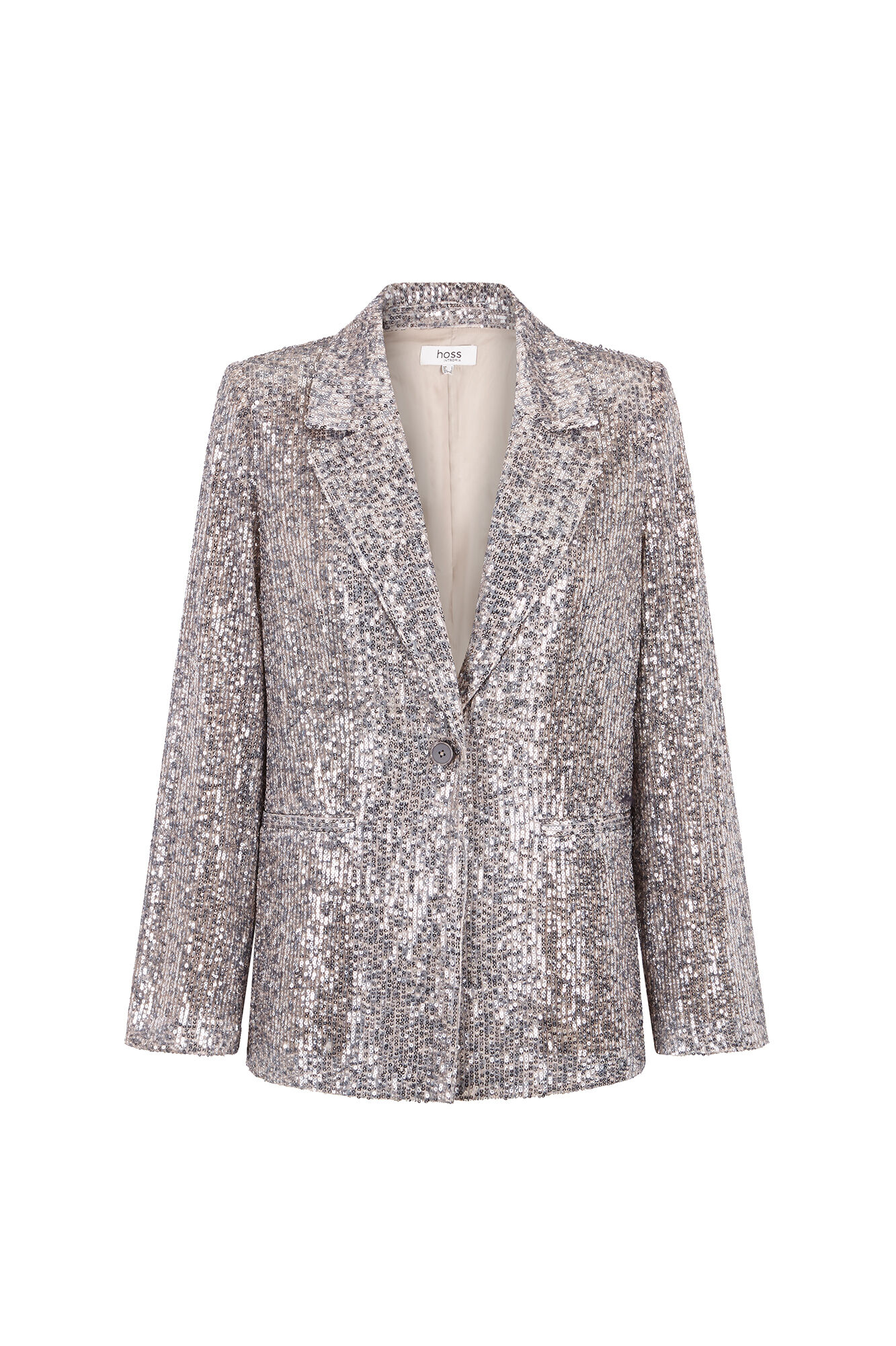 Hoss Intropia Blazer de lentejuelas Emilia Gris
