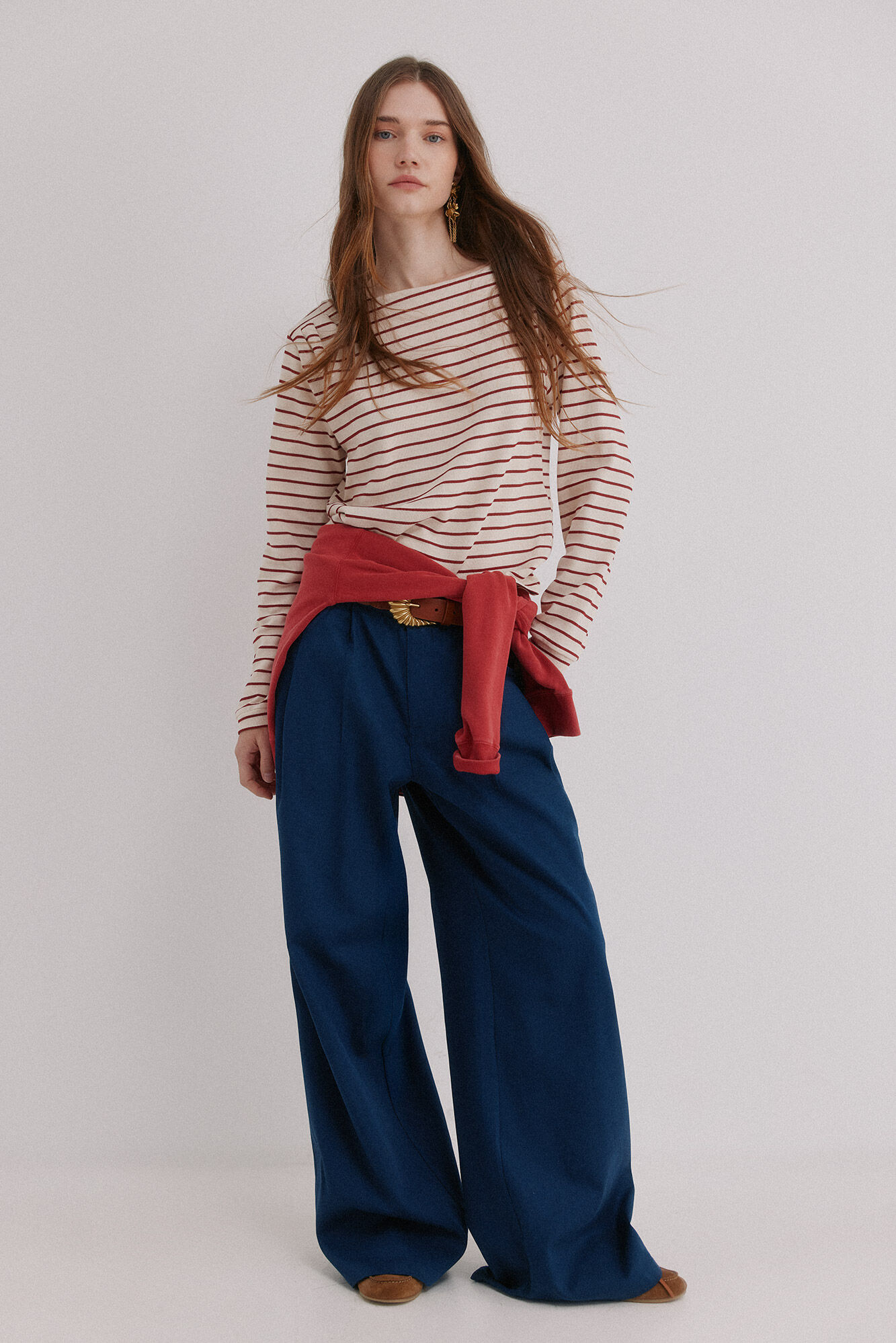 Hoss Intropia Magda. Sudadera a rayas