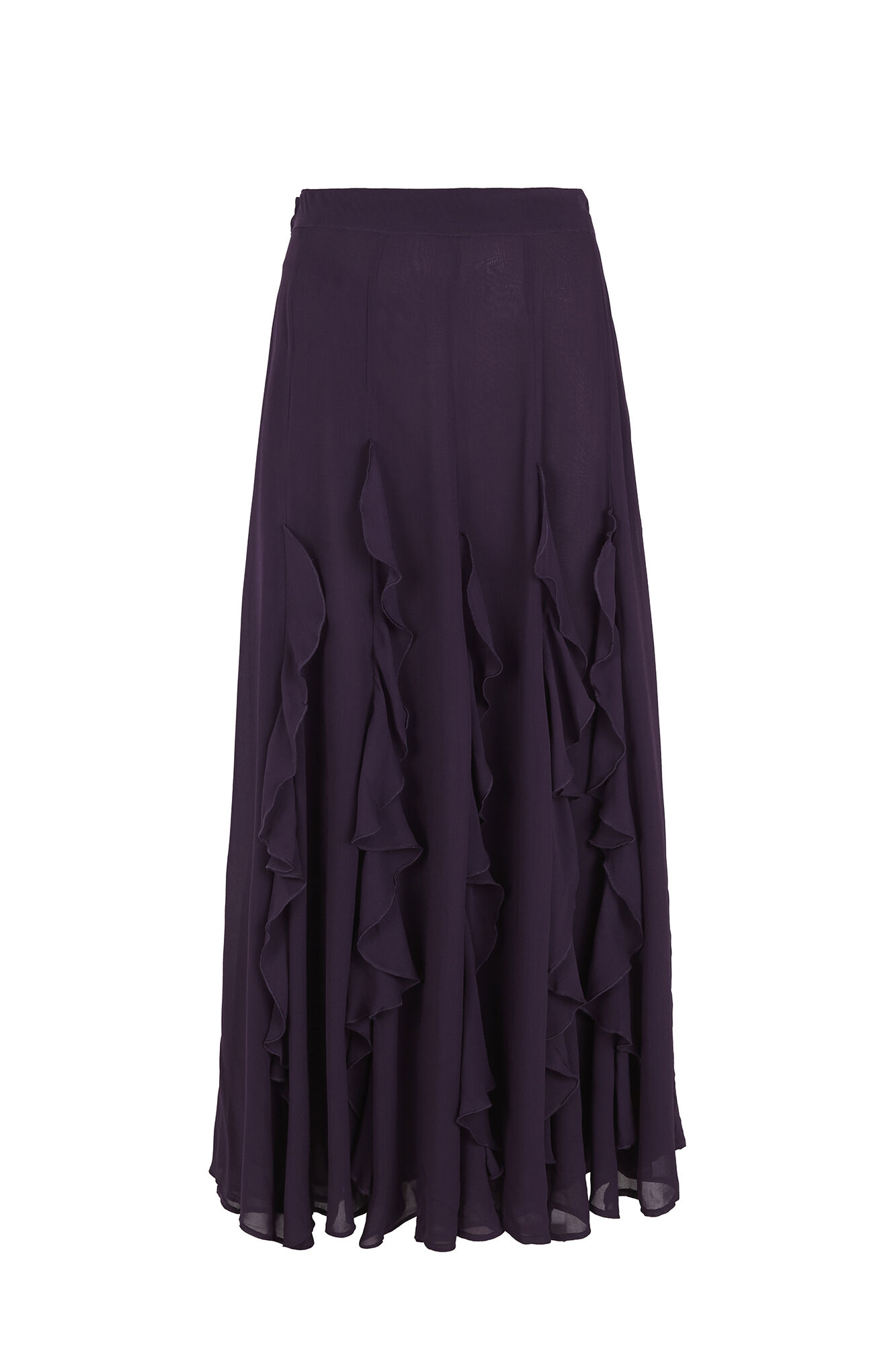 Hoss Intropia Roseline. Falda fluida Estampado morado